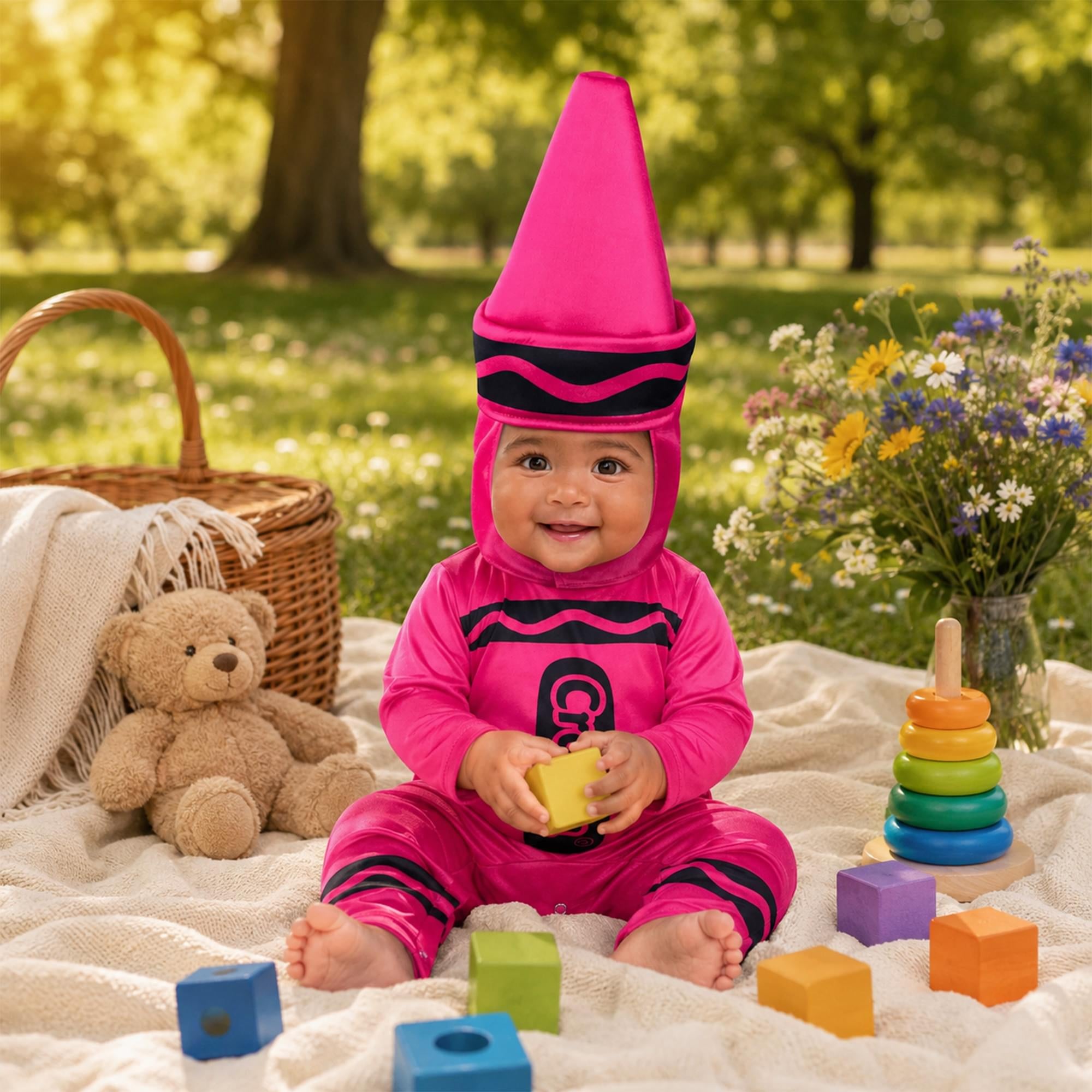 Craylola Crayon Pink Infant Costume