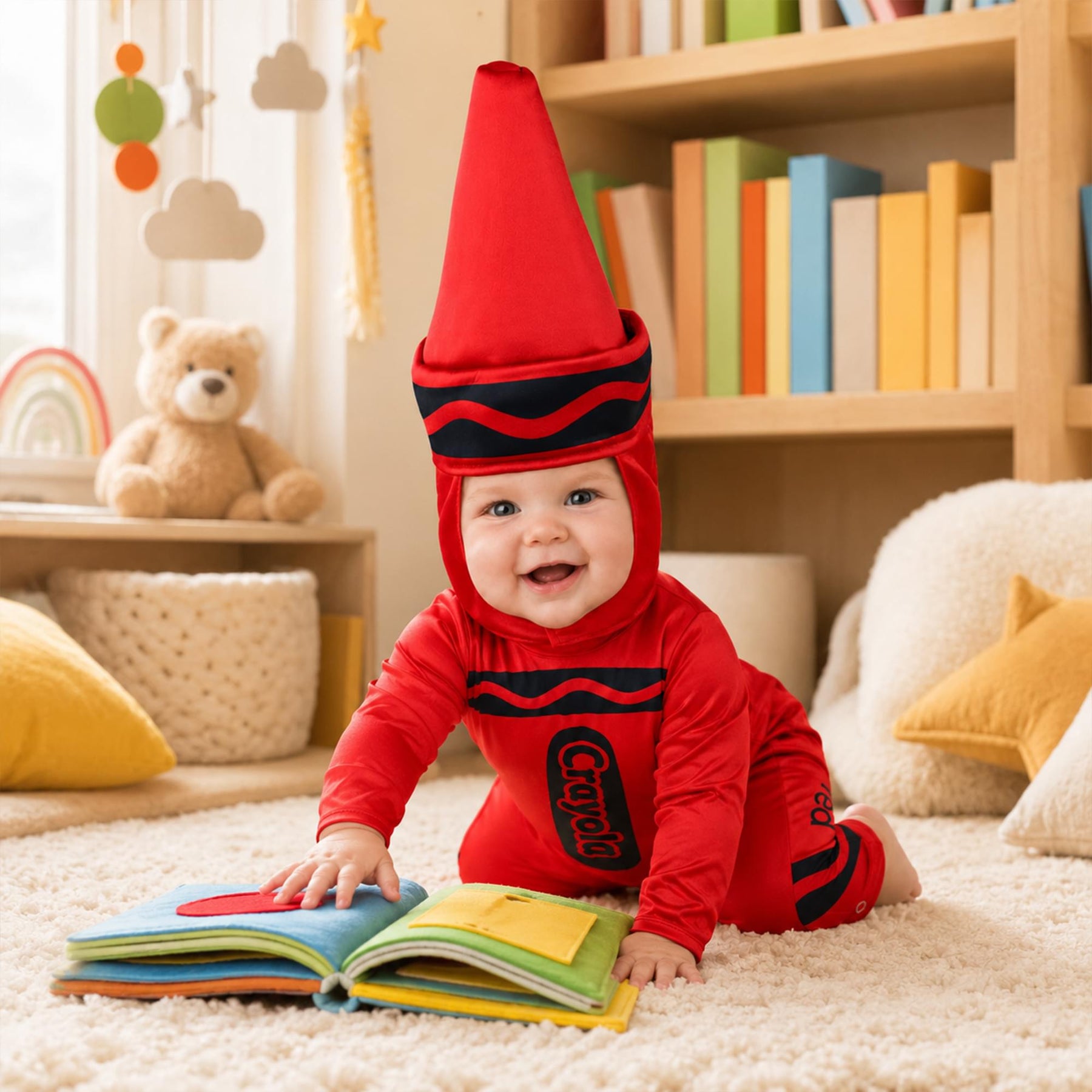 Craylola Crayon Red Infant Costume | 12-18 Month/M