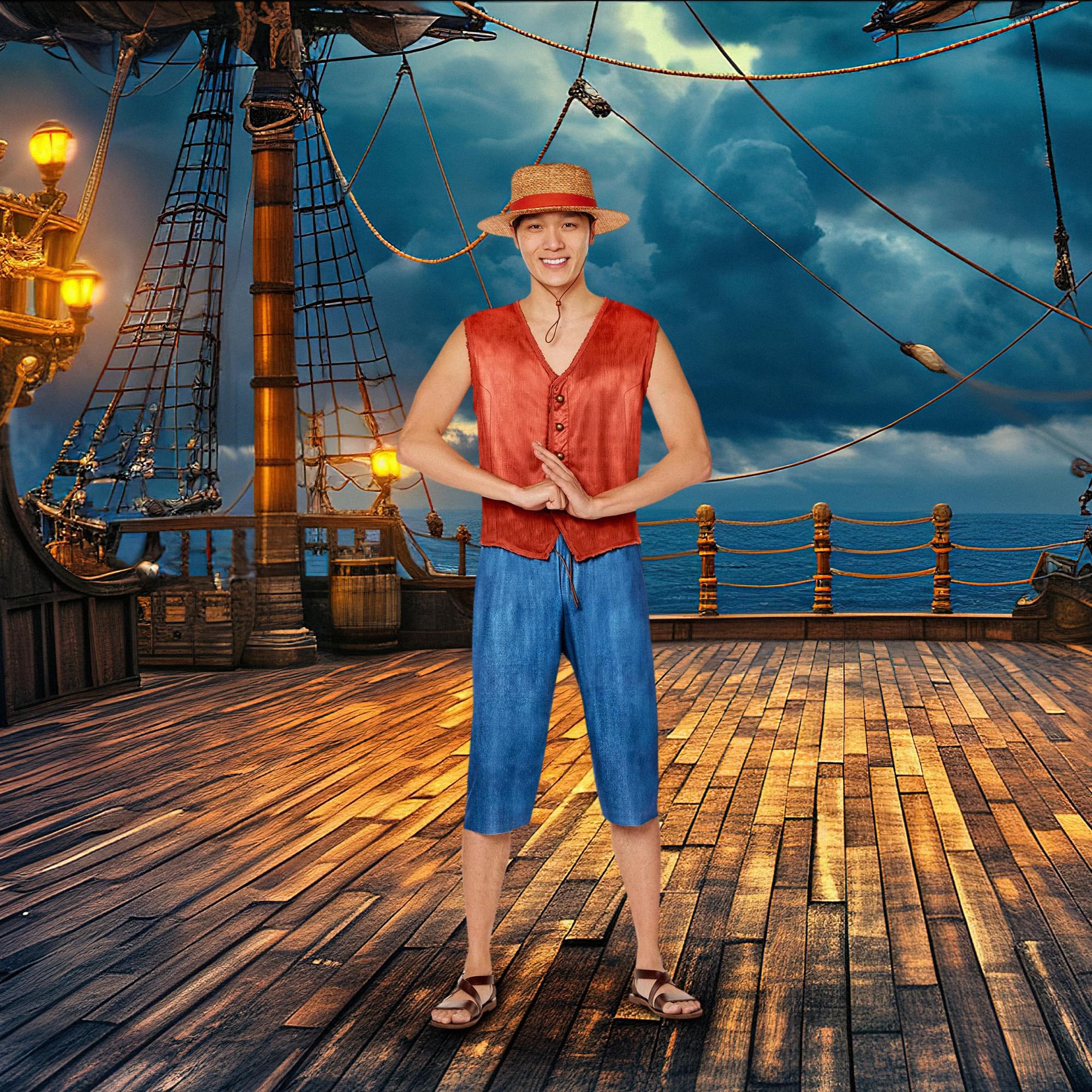 One Piece Monkey D Luffy Adult Costume