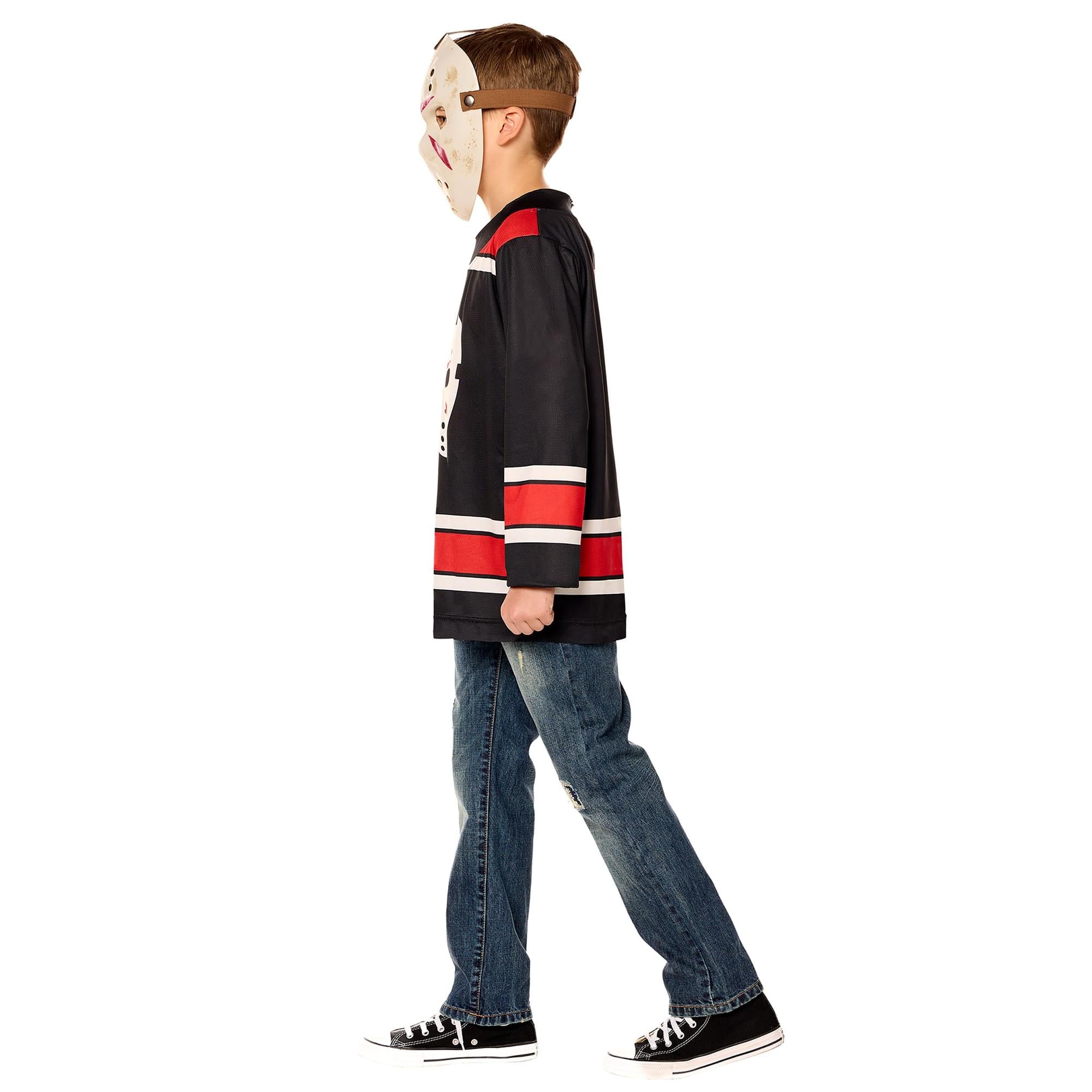 Jason Universe Child Costume Hockey Jersey and Mask | Large