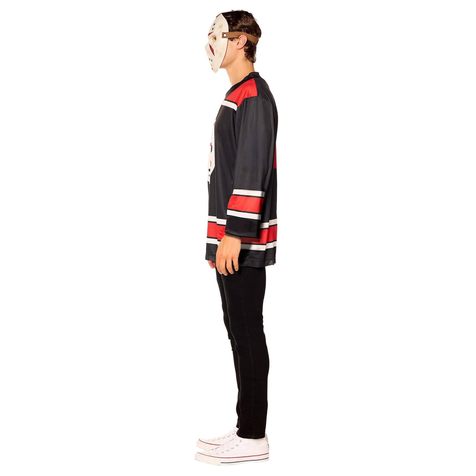 Jason Universe Adult Costume Hockey Jersey and Mask | Large
