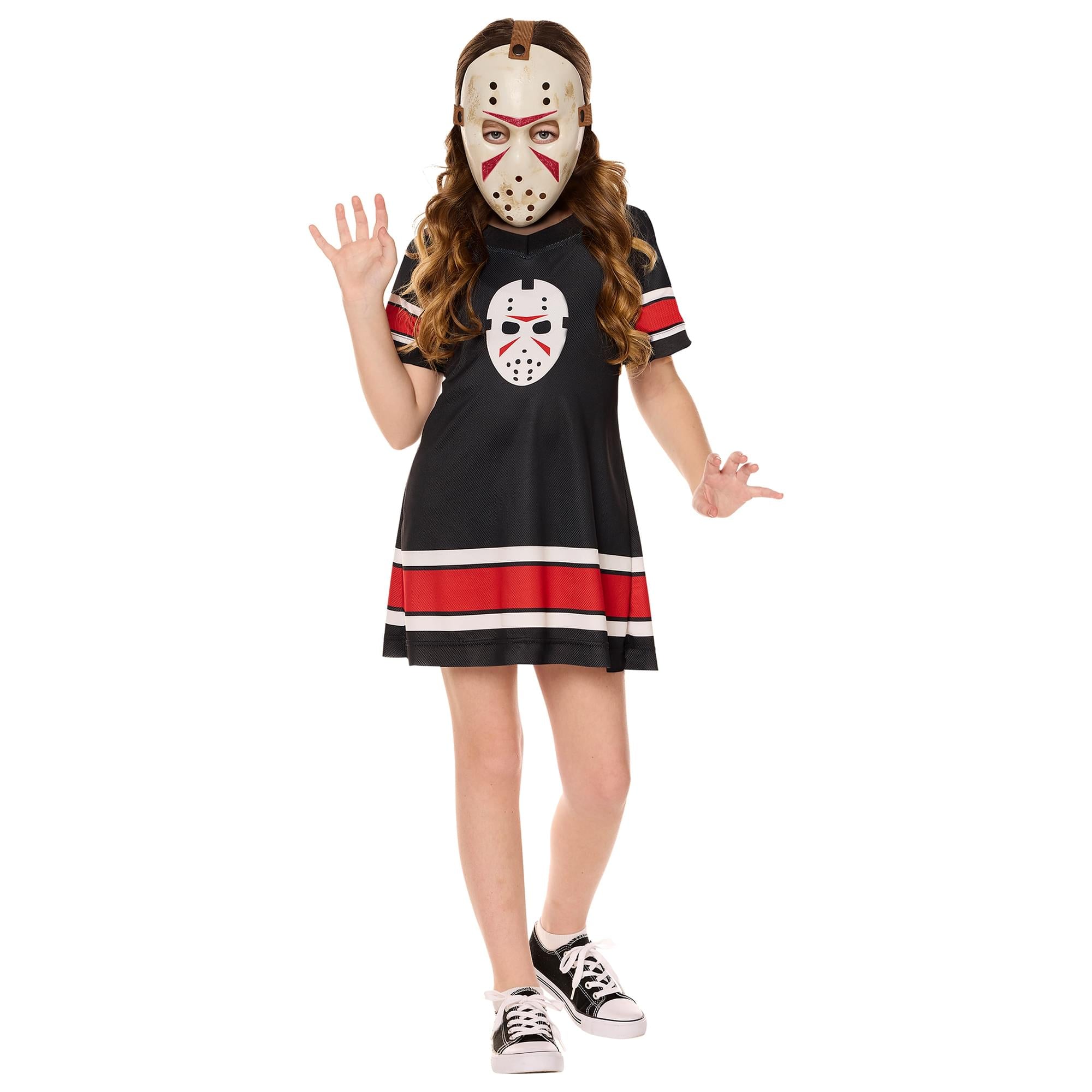 Jason Universe Child Costume Hockey Jersey Dress and Mask | Large
