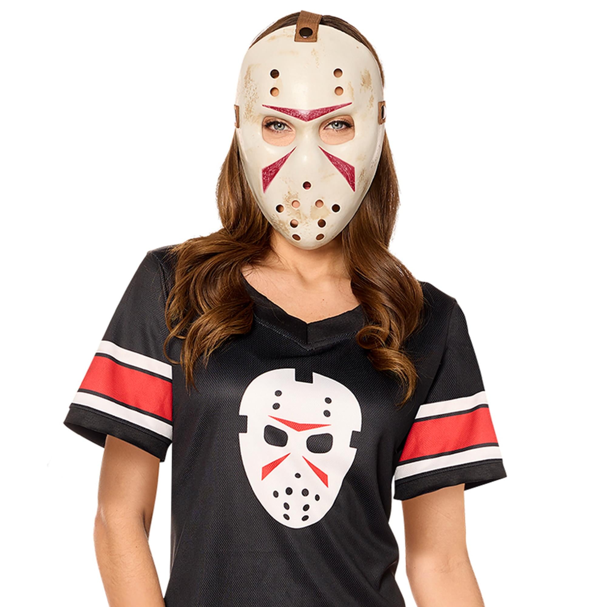 Jason Universe Adult Costume Hockey Jersey Dress and Mask | Large