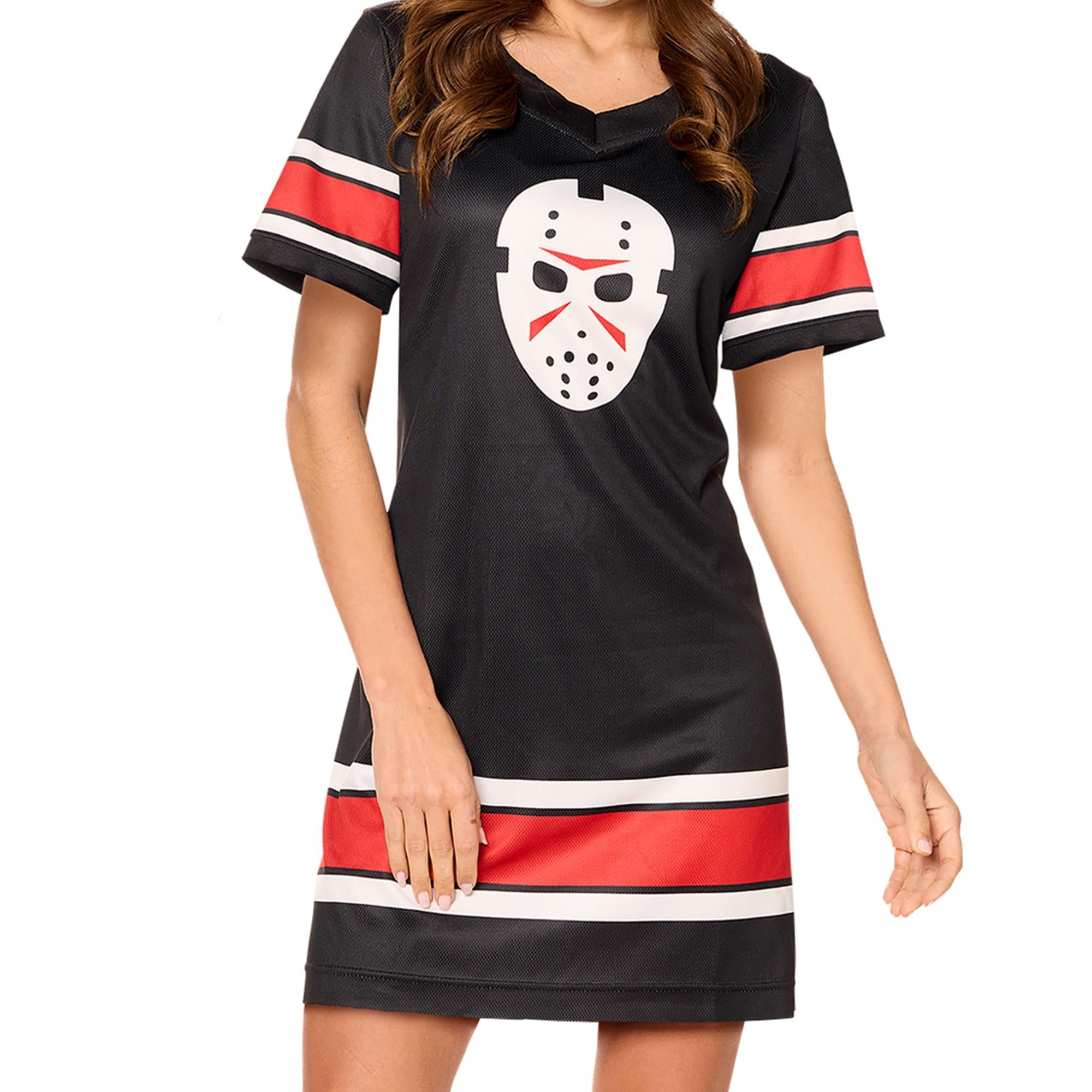 Jason Universe Adult Costume Hockey Jersey Dress and Mask | Large