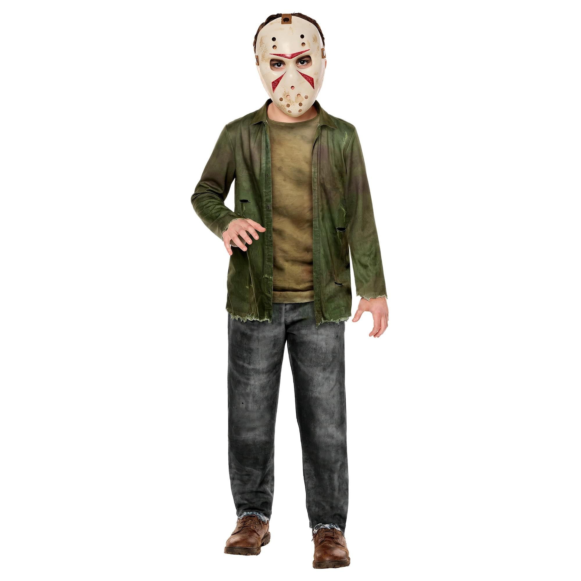 Jason Universe Jason Jumpsuit and Mask Child Costume | Large