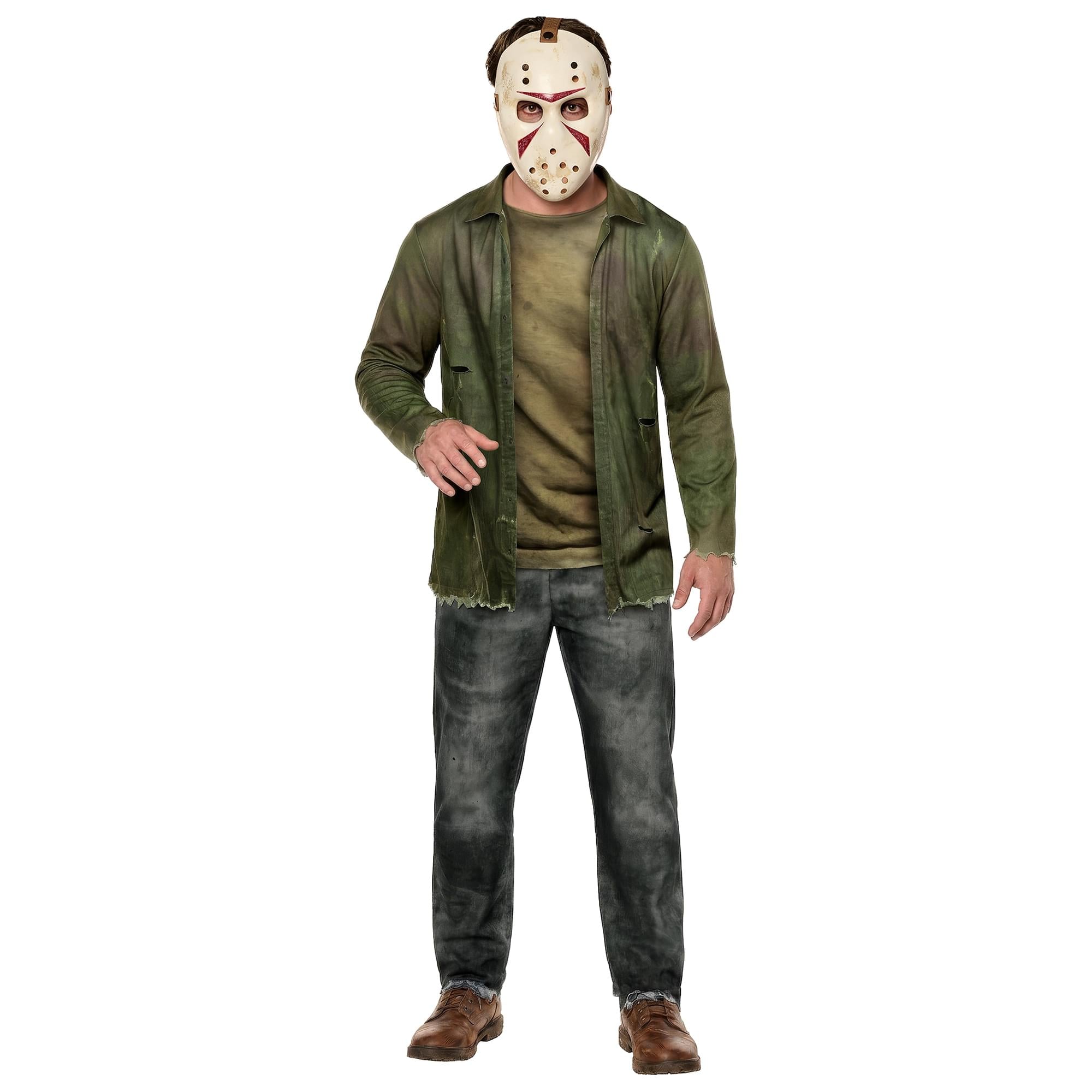 Jason Universe Jason Jumpsuit and Mask Adult Costume | Small