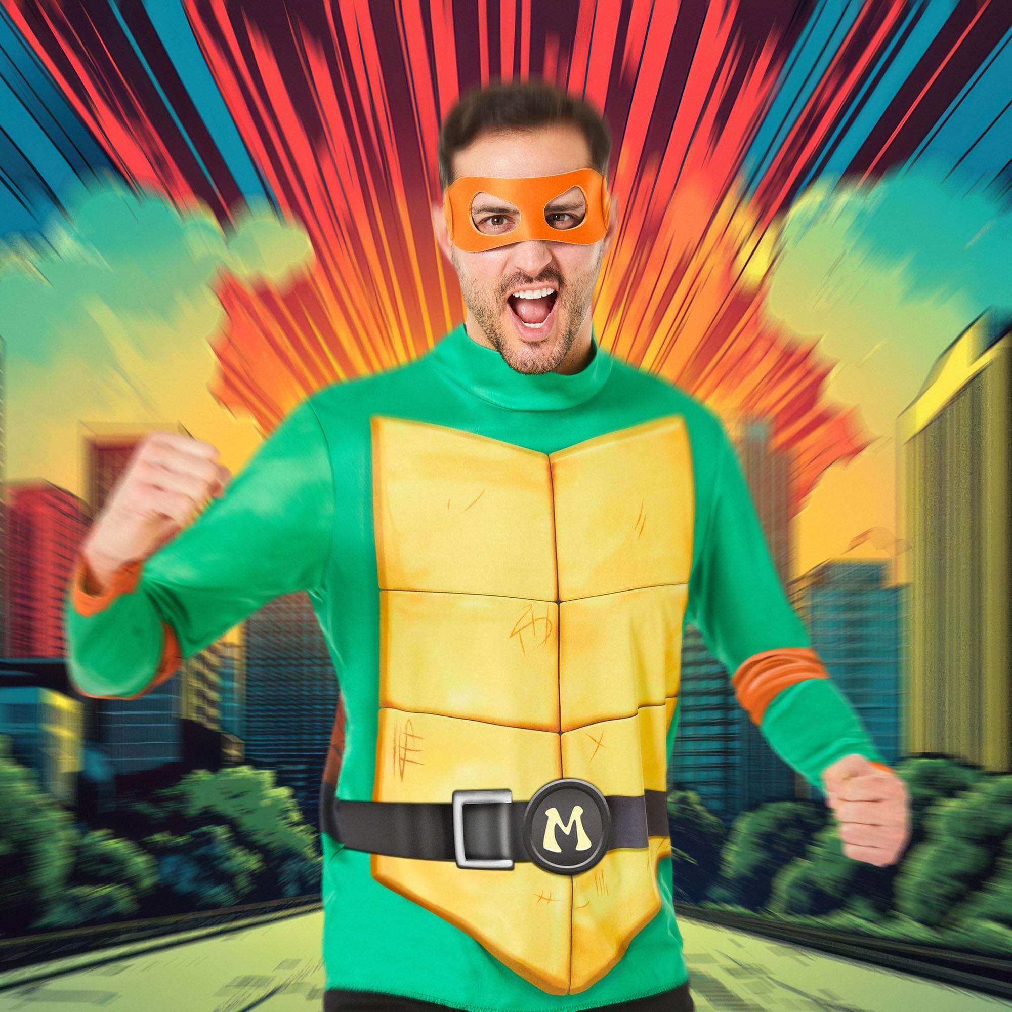 TMNT Michelangelo EZWear  Adult Costume Kit | One Size Fits Most