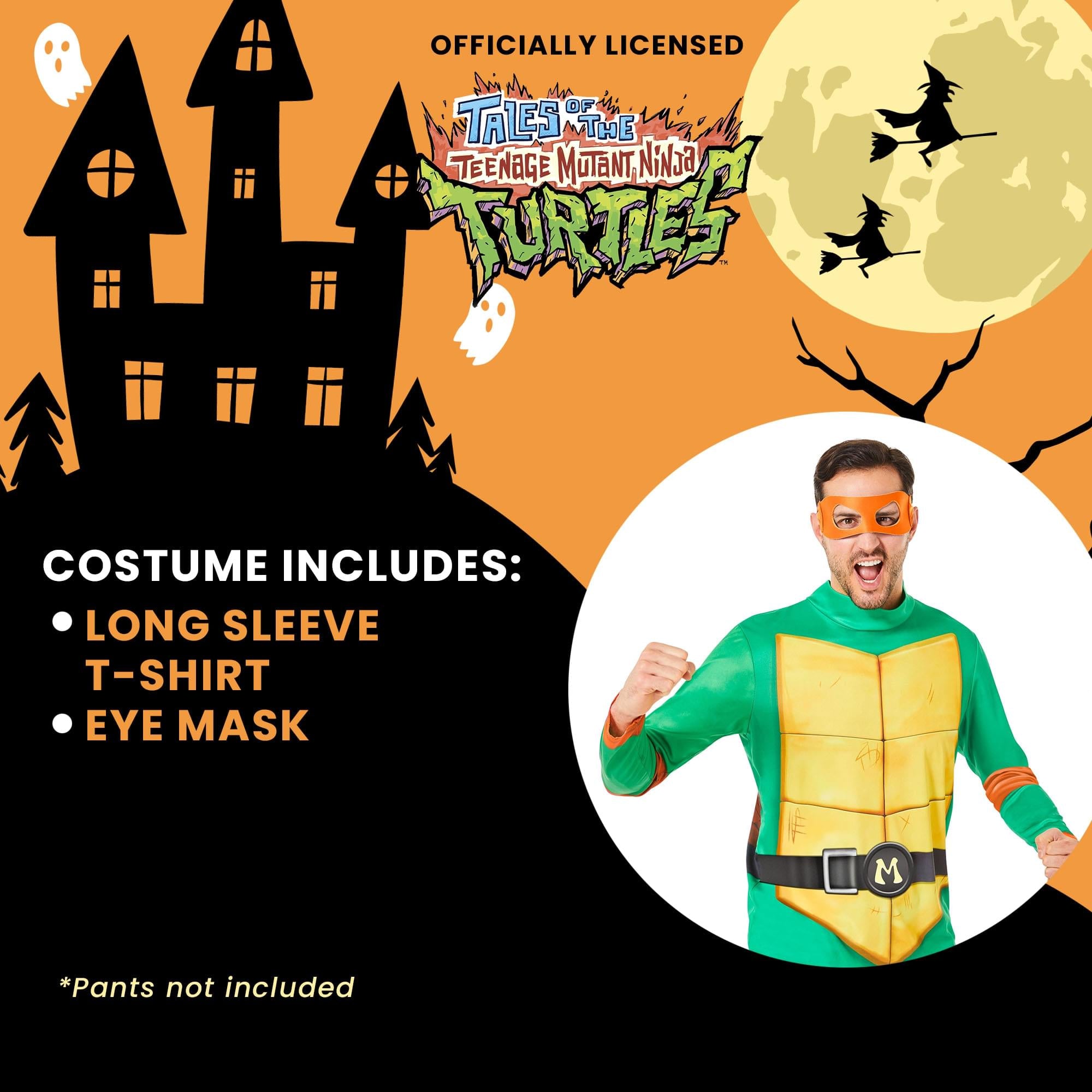 TMNT Michelangelo EZWear  Adult Costume Kit | One Size Fits Most