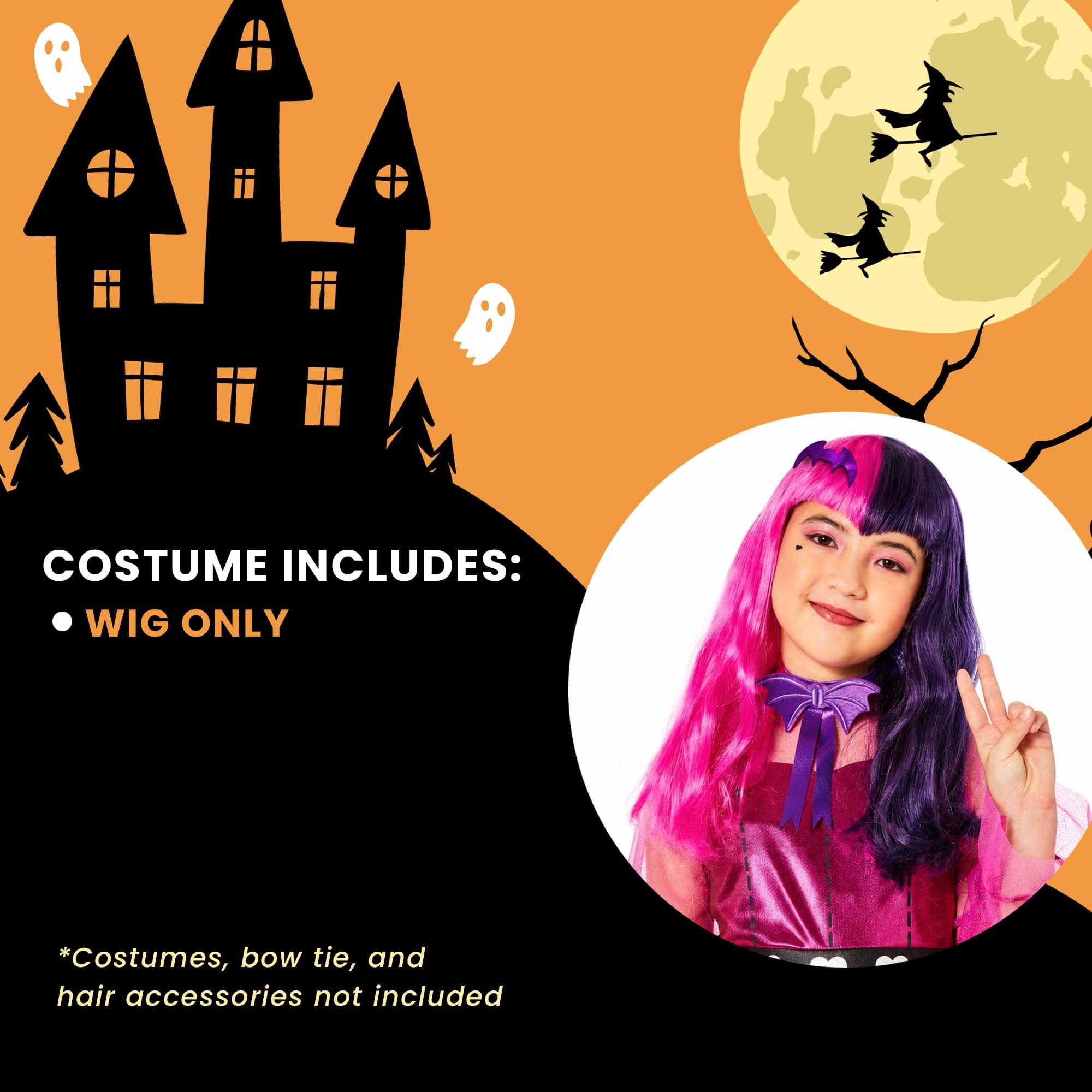Monster High Draculaura Child Costume Wig