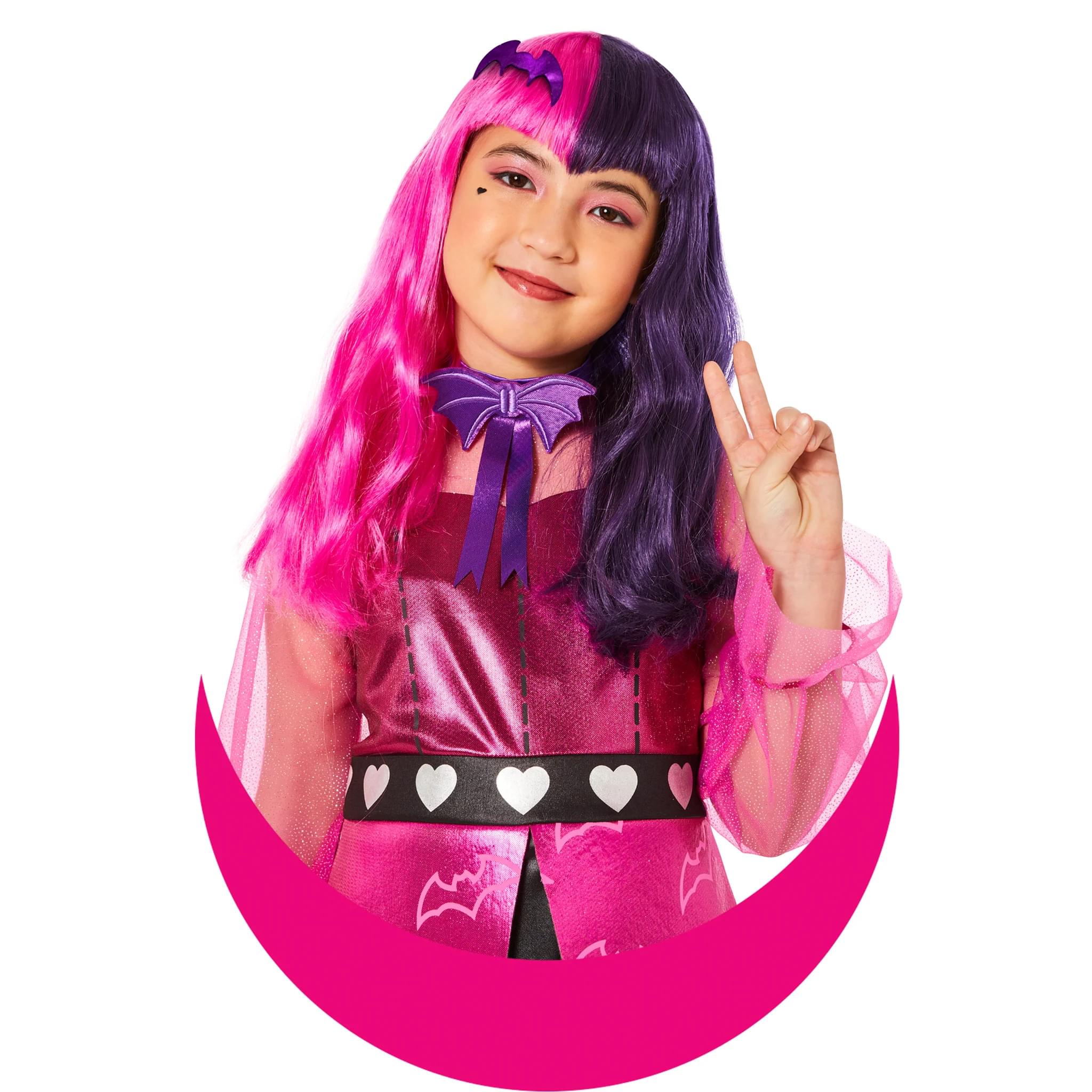 Monster High Draculaura Child Costume Wig