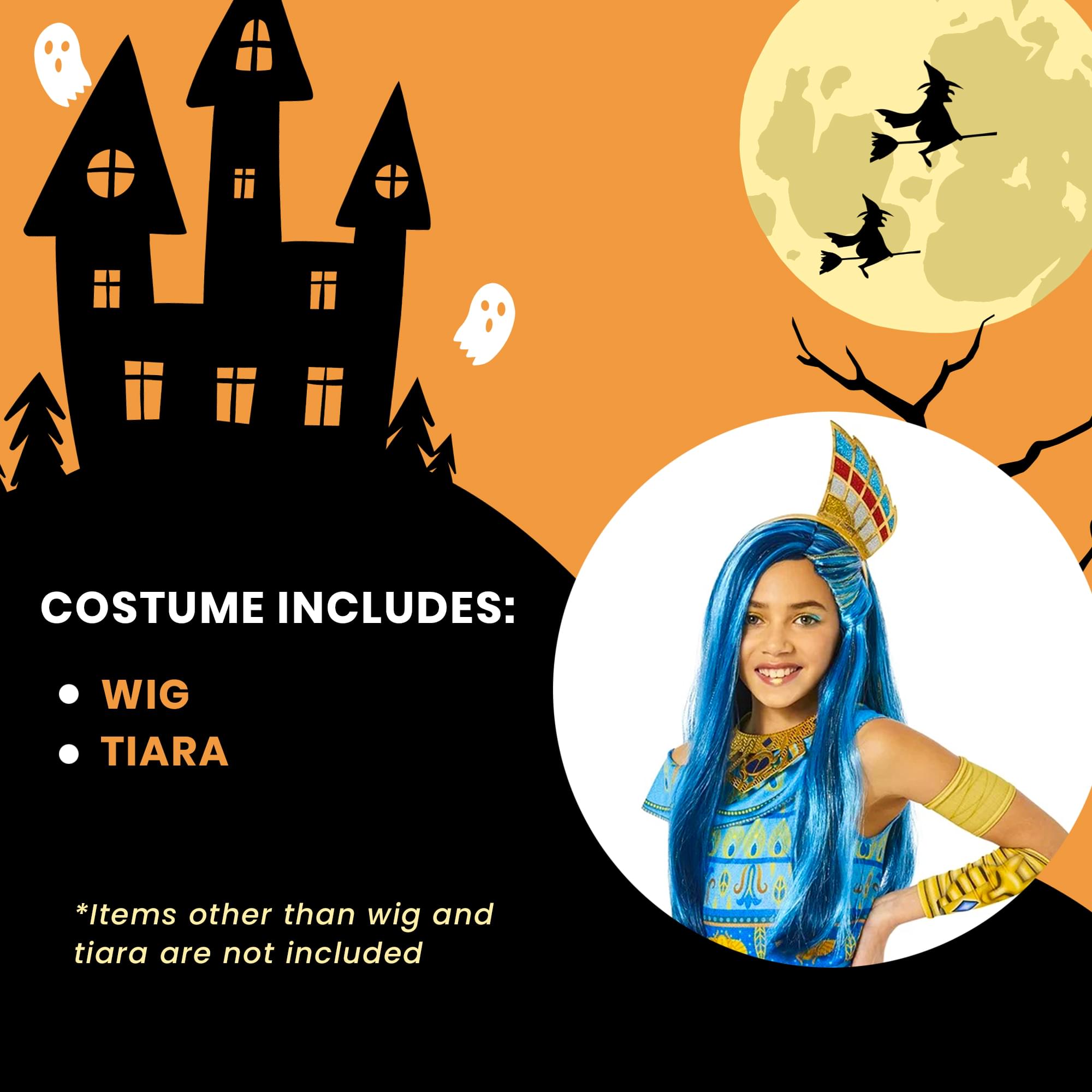 Monster High Cleo De Nile Child Costume Wig
