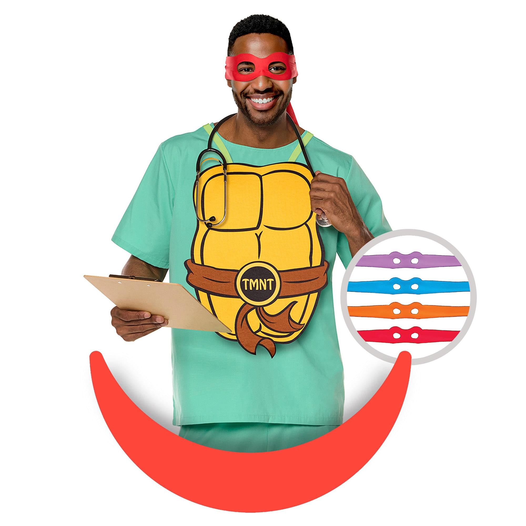 TMNT 4-1 Quik Change™ Adult Costume | One Size Fits Most