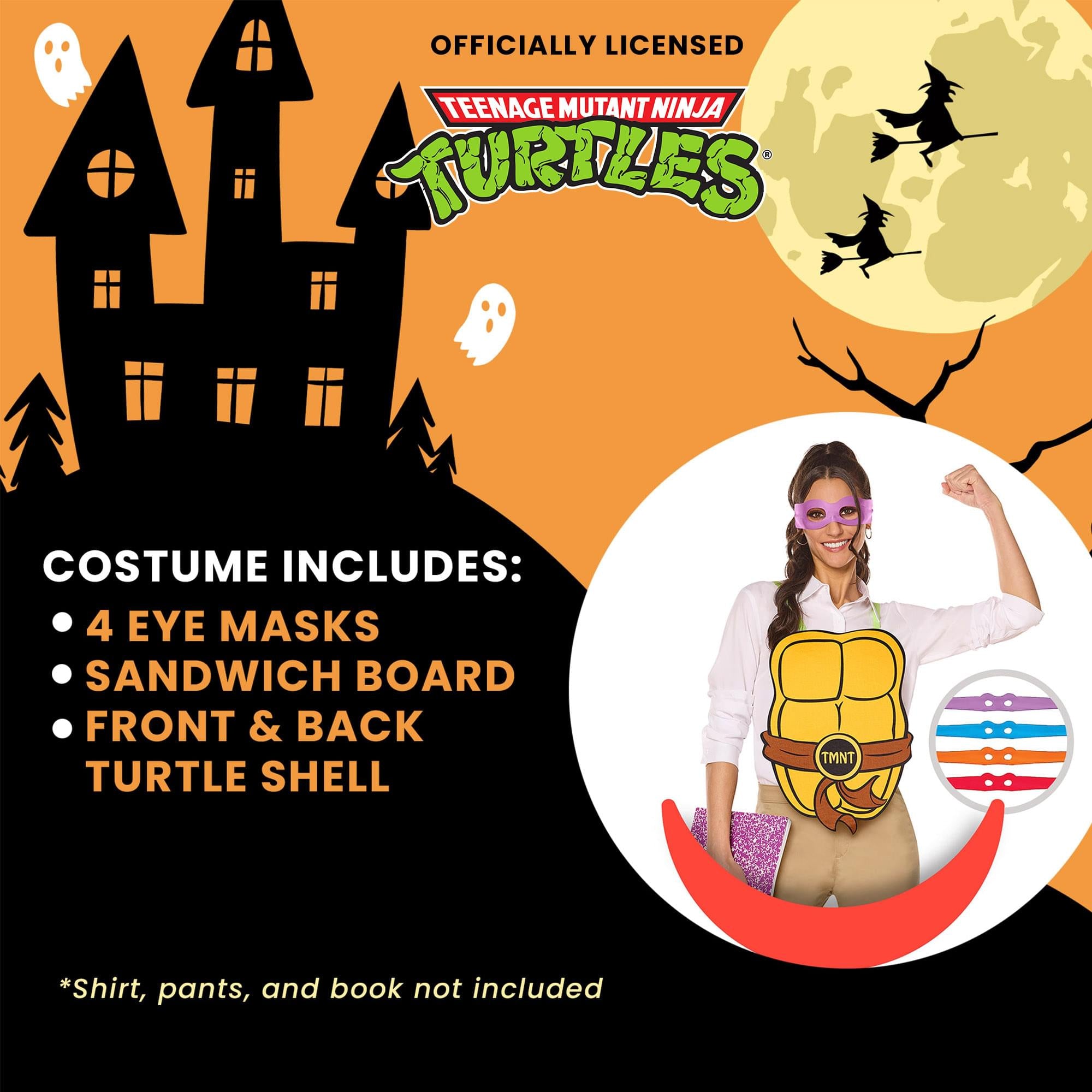 TMNT 4-1 Quik Change™ Adult Costume | One Size Fits Most