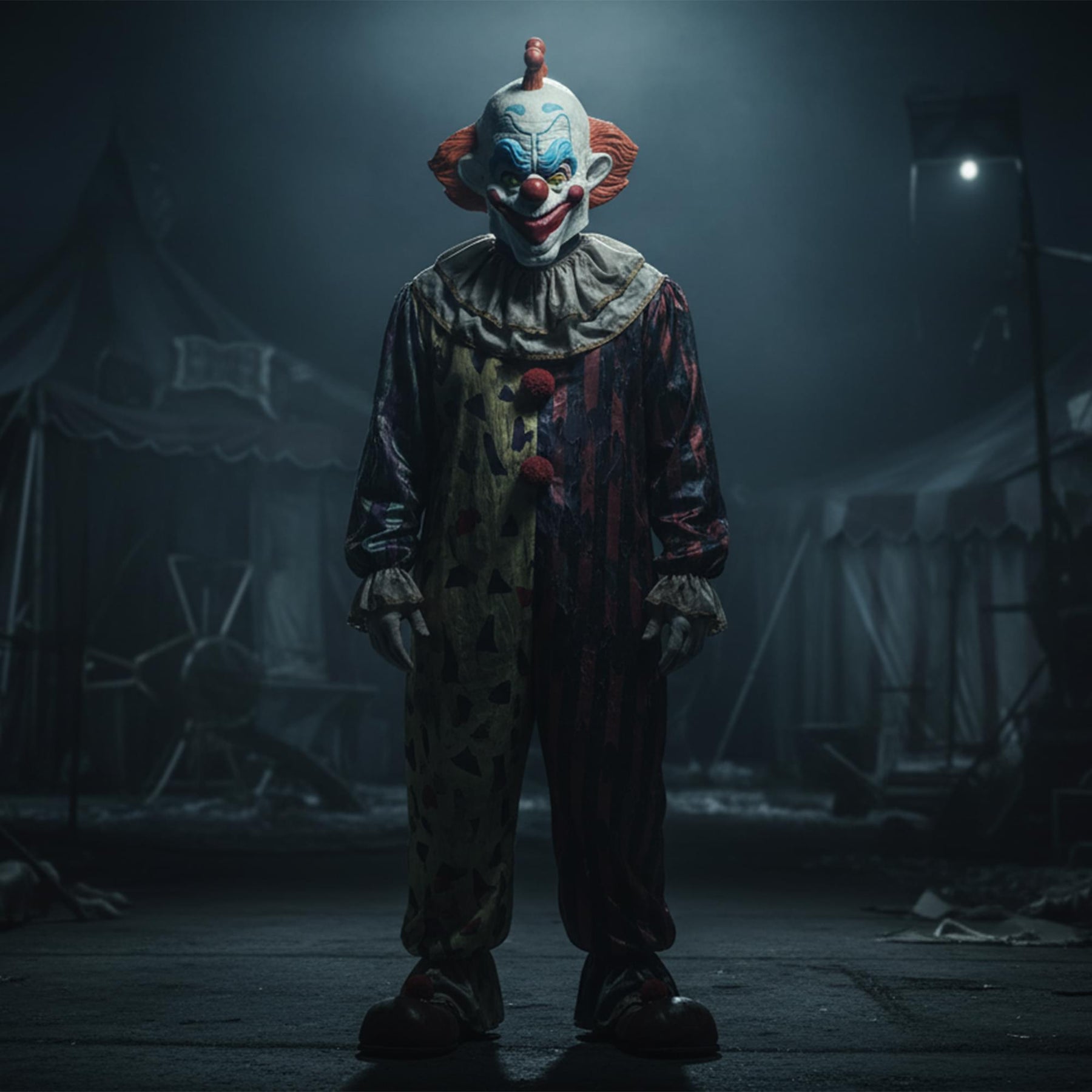 Killer Klowns Slim Adult Costume Mask | One Size Fits Most