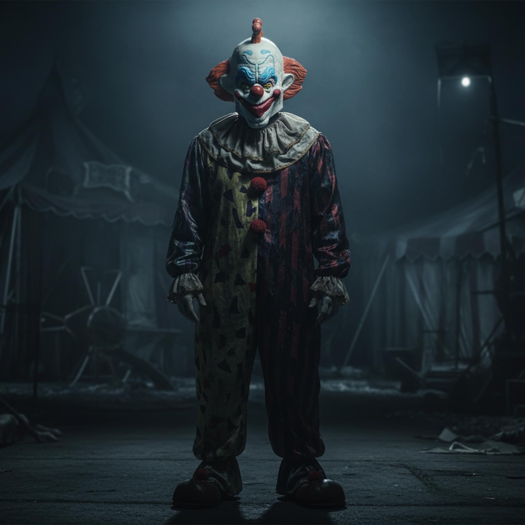 Killer Klowns Slim Adult Costume Mask | One Size Fits Most