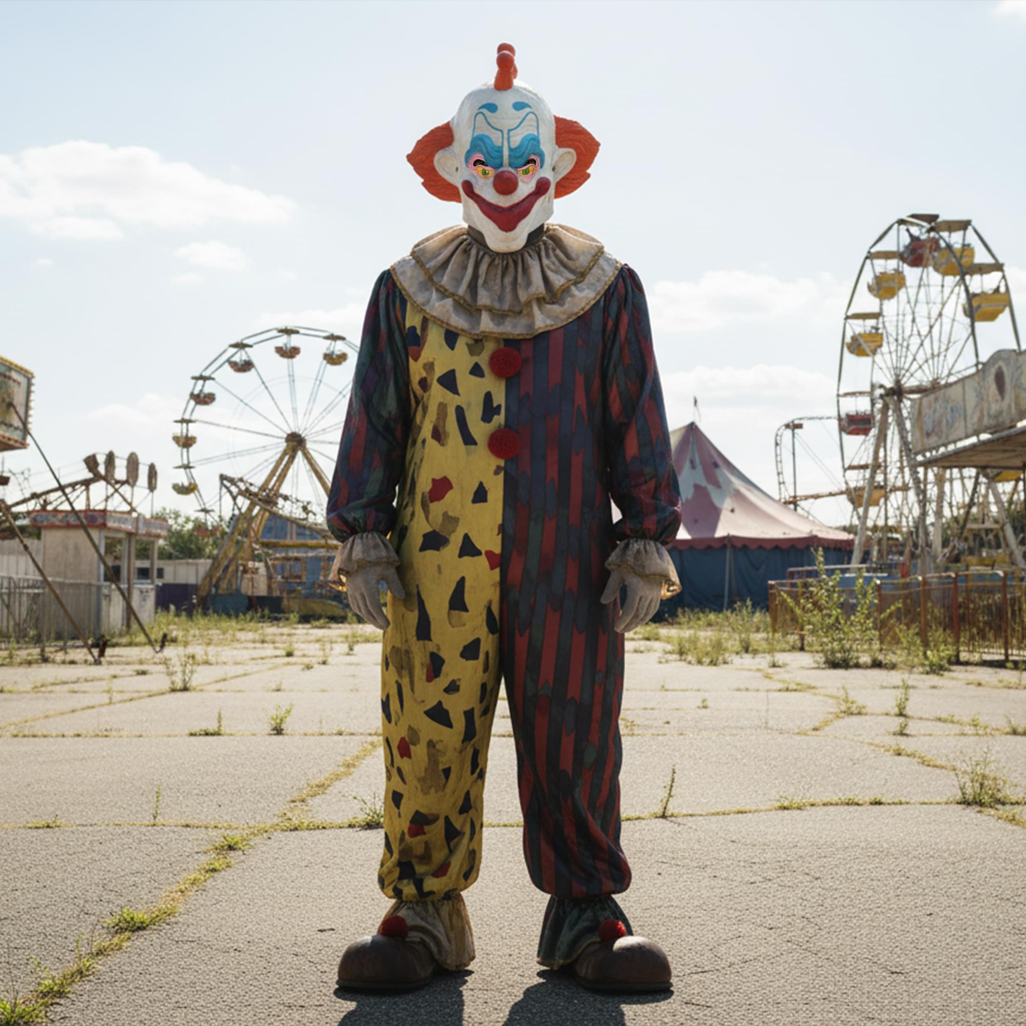 Killer Klowns Slim Adult Costume Mask | One Size Fits Most