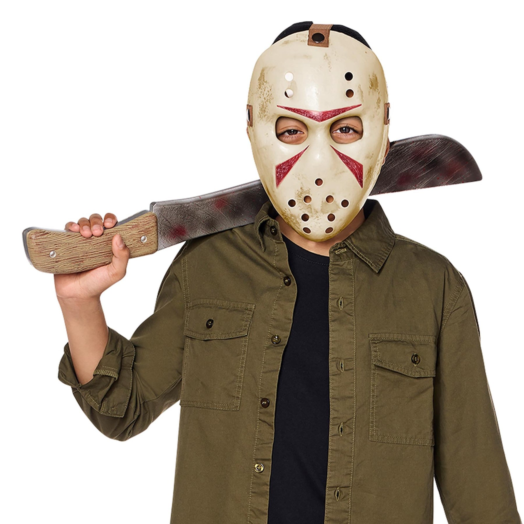 Jason Un1v3rse Mask And Machete | 56"L x 2.5"W