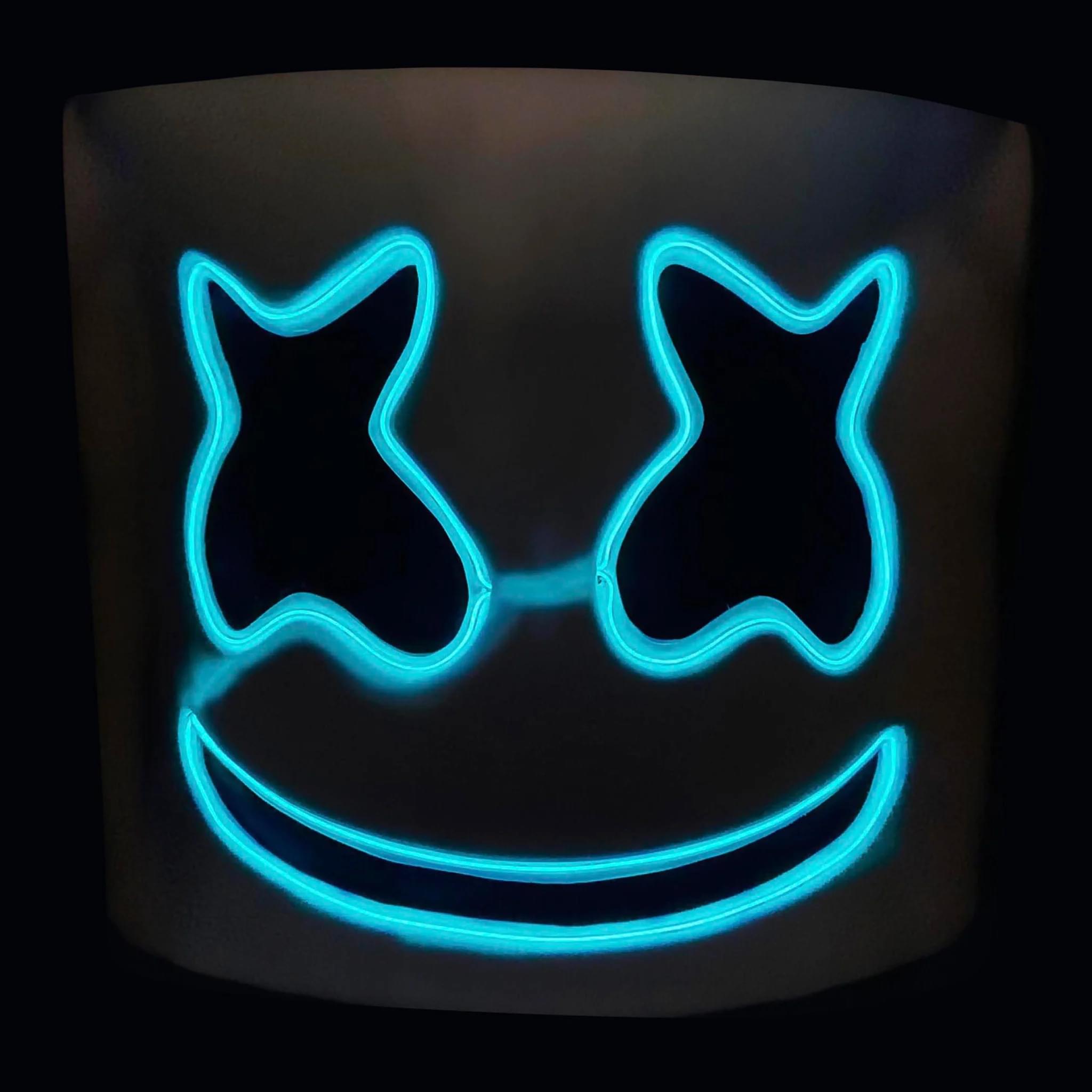 Marshmello EL Child Costume Mask