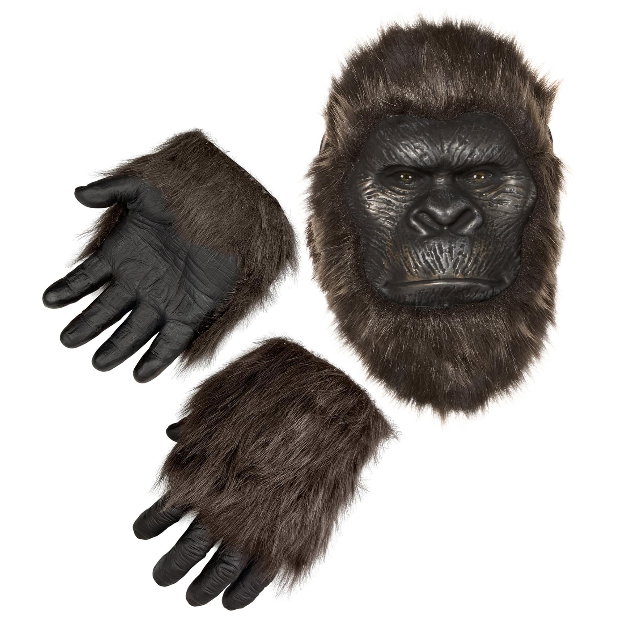 Godzilla x Kong Mask and Gloves Kong Adult Costume | One Size Fits Most