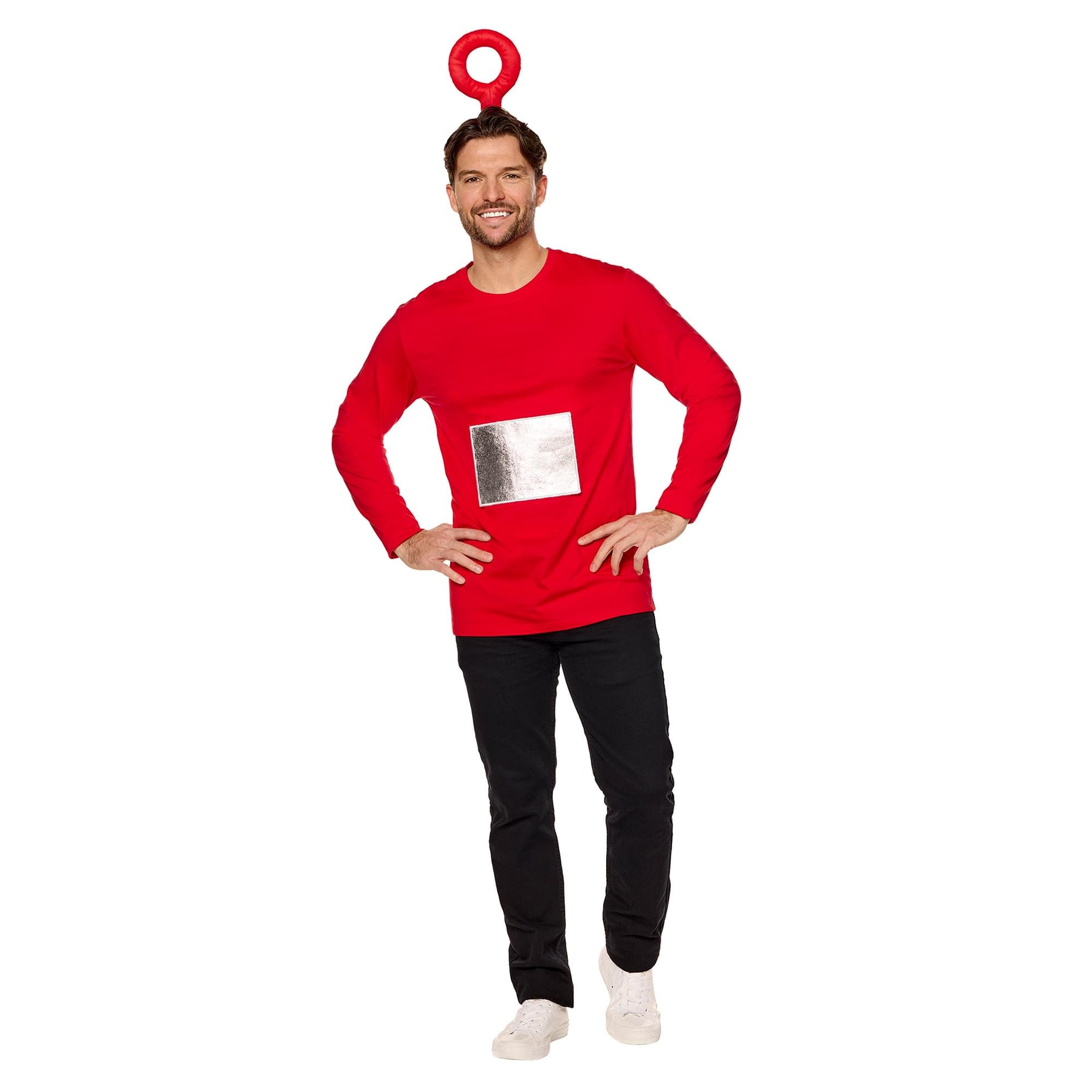 Teletubbies Po Adult Costume Kit | Headband and Patch