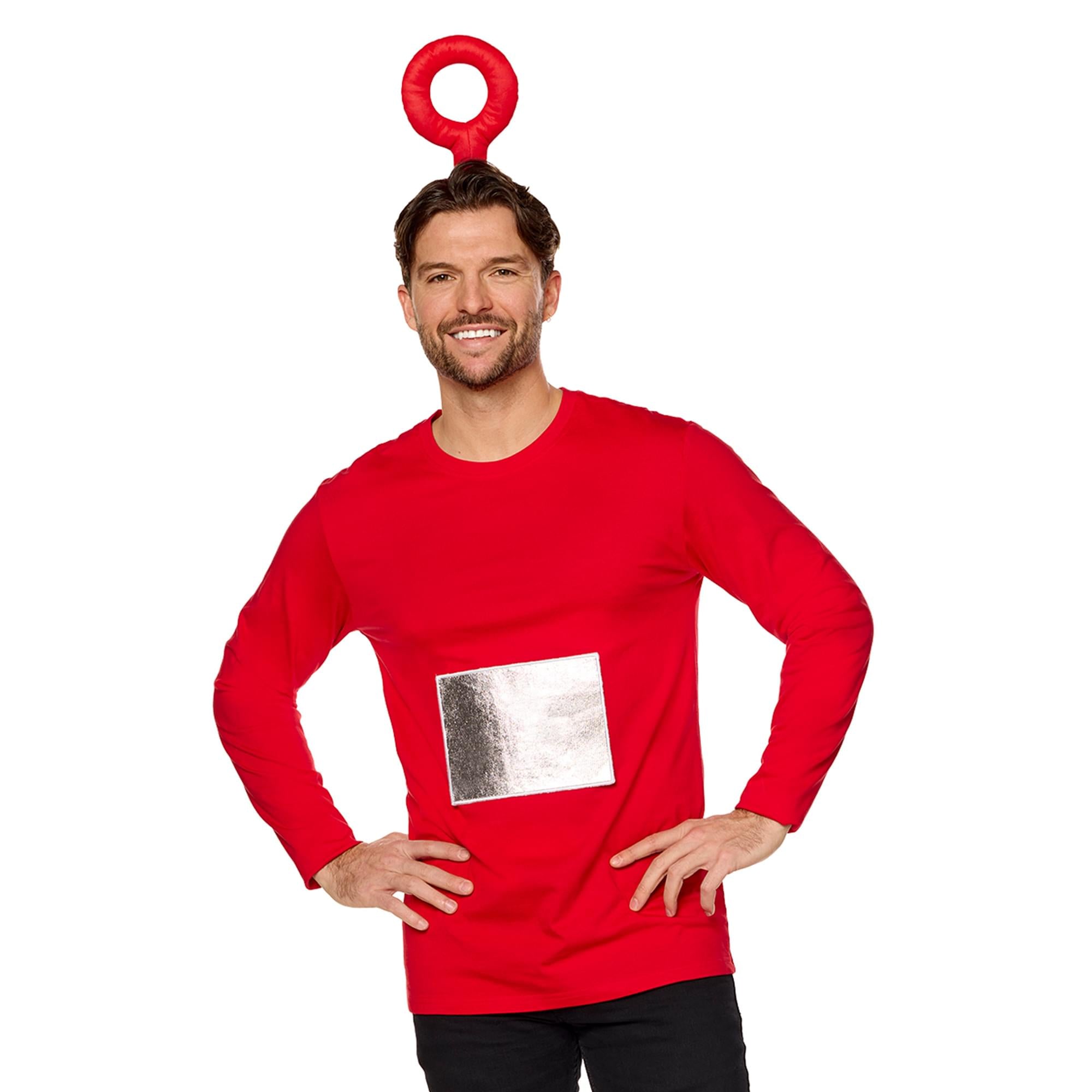 Teletubbies Po Adult Costume Kit | Headband and Patch
