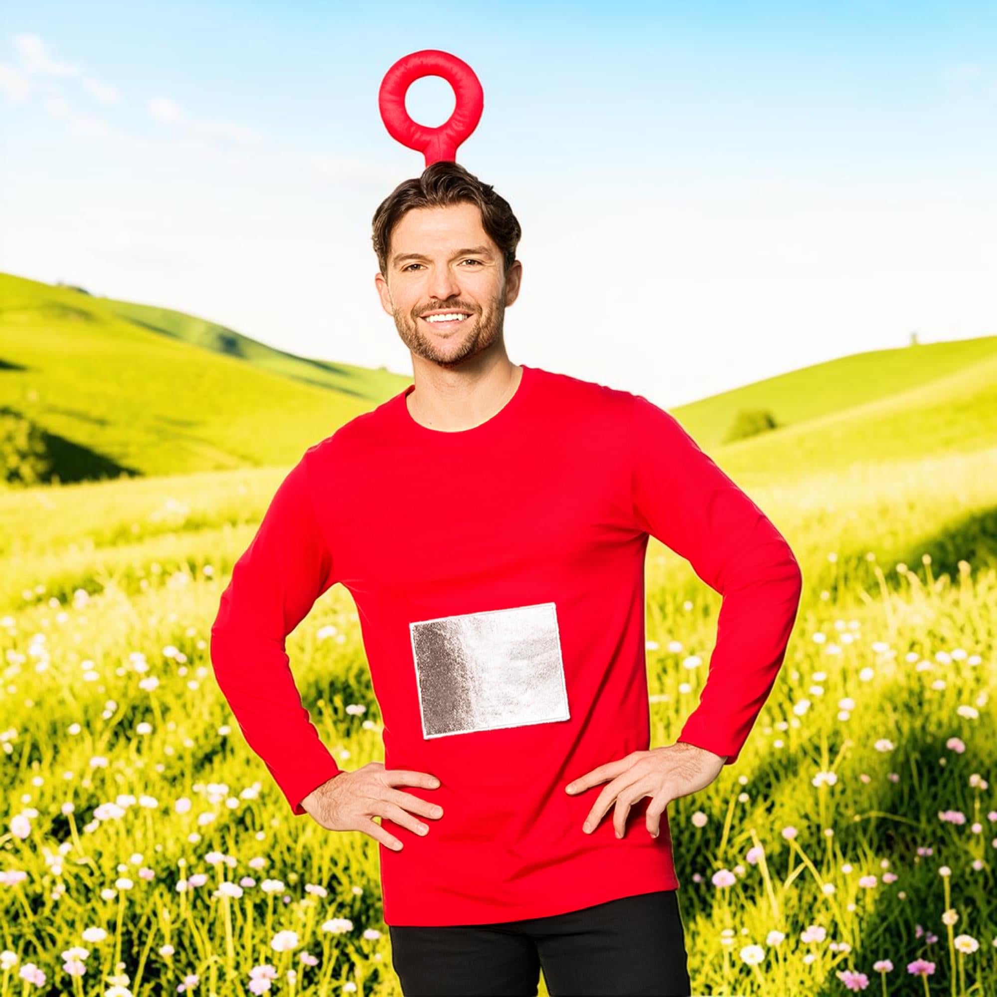 Teletubbies Po Adult Costume Kit | Headband and Patch