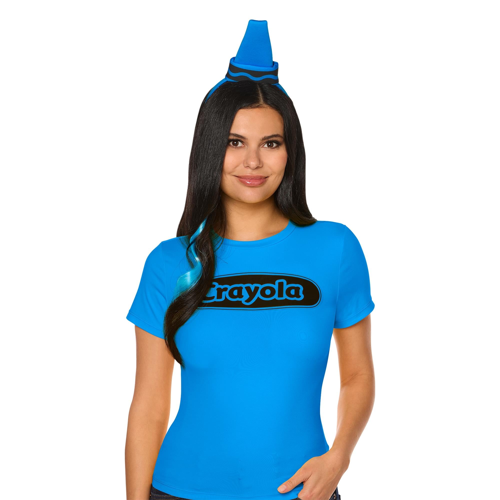 Crayola Crayon Blue Headband and Patch Costume Kit | One Size Fits Most