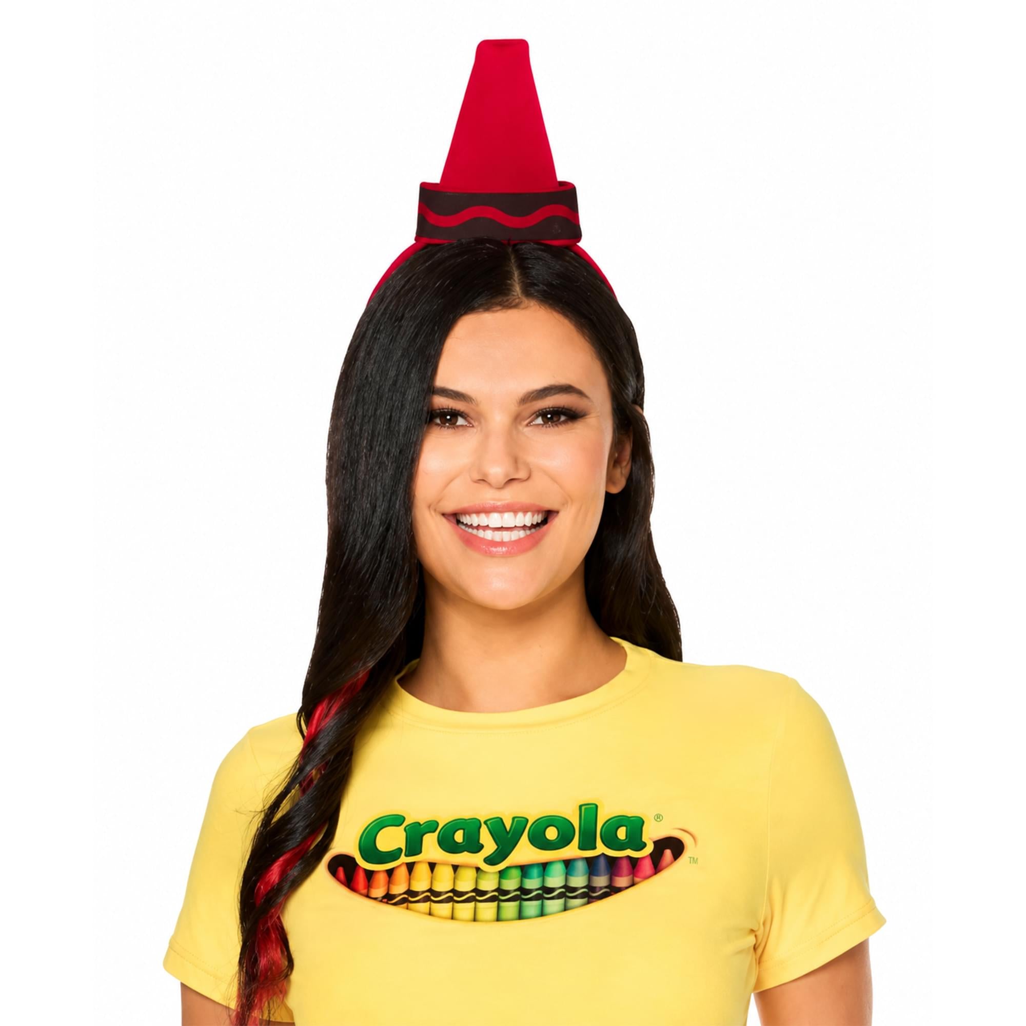 Crayola Crayon Red Headband and Patch Costume Kit | One Size Fits Most