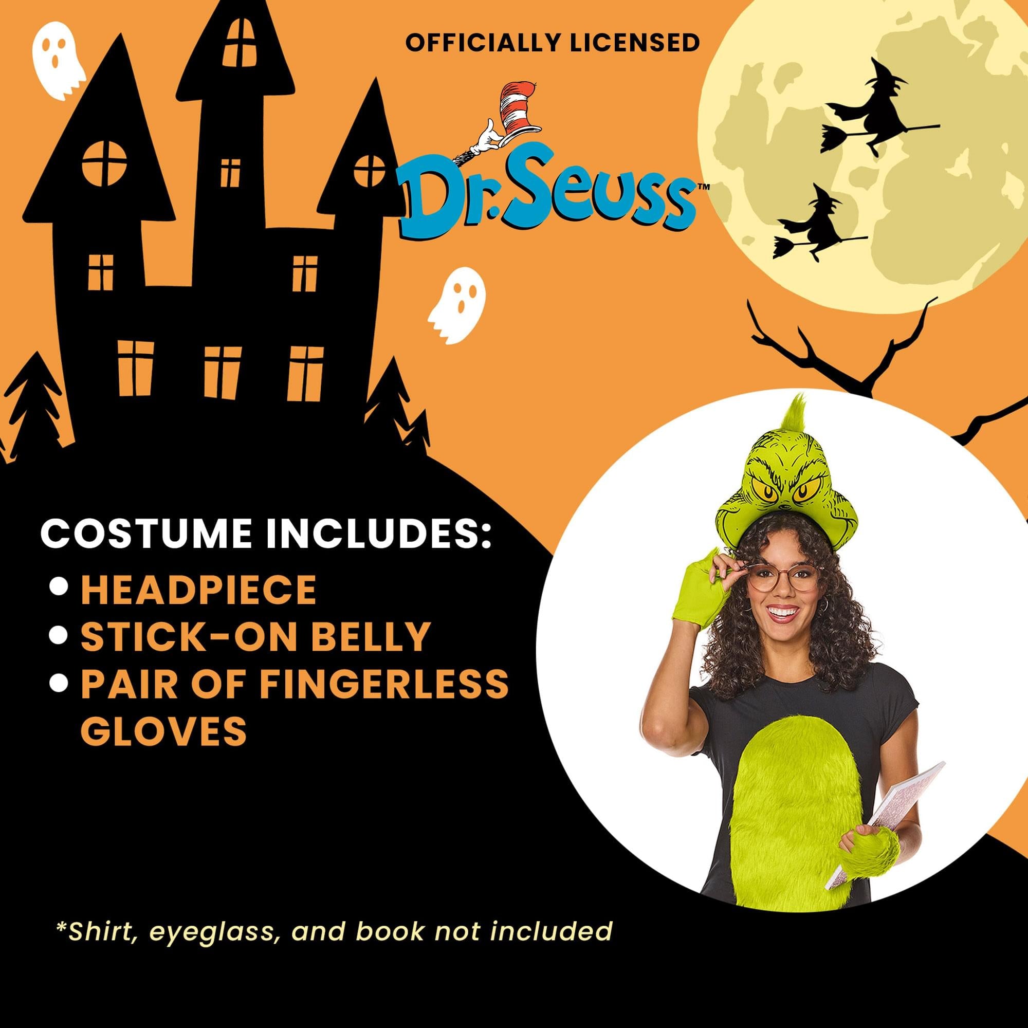 Dr Seuss Grinch Quik Change™ Adult Costume Kit | One Size
