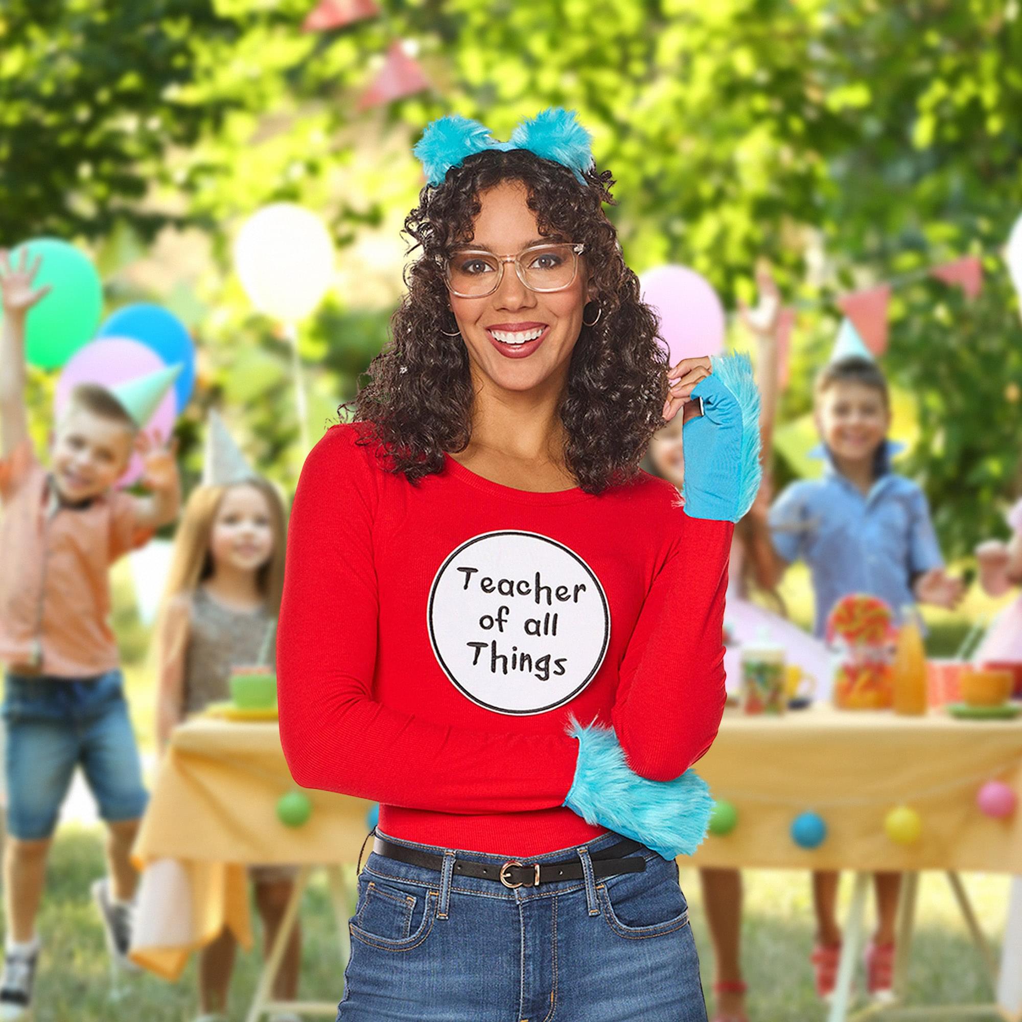 Dr Seuss Thing 1 Thing 2 Quik Change™ Adult Costume Kit | One Size