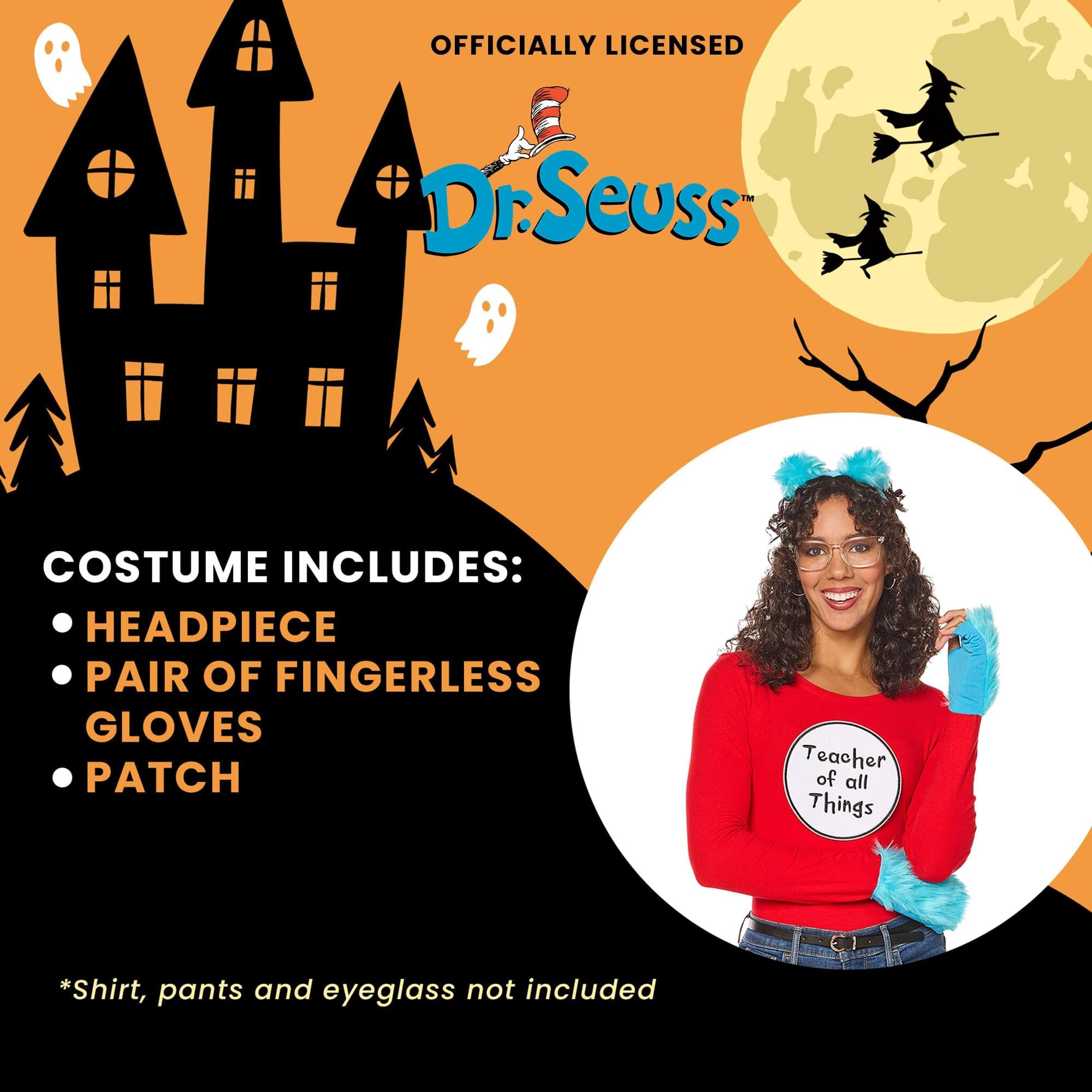 Dr Seuss Thing 1 Thing 2 Quik Change™ Adult Costume Kit | One Size