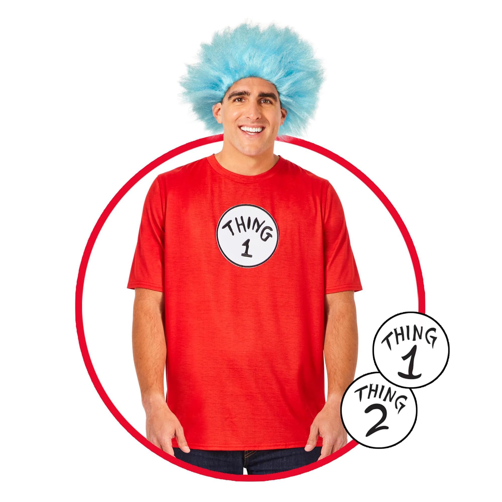 Dr. Seuss Thing 1/2 Hat & Tie Child Costume Kit