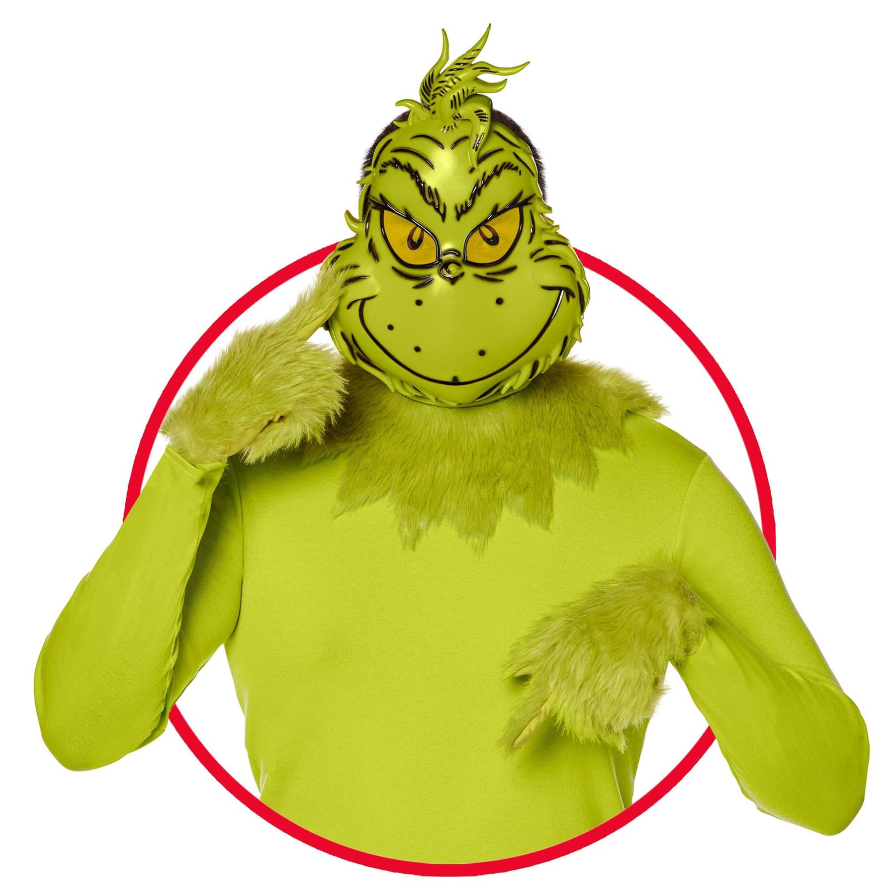 Dr Seuss Grinch Adult Costume Accessory Kit | One Size
