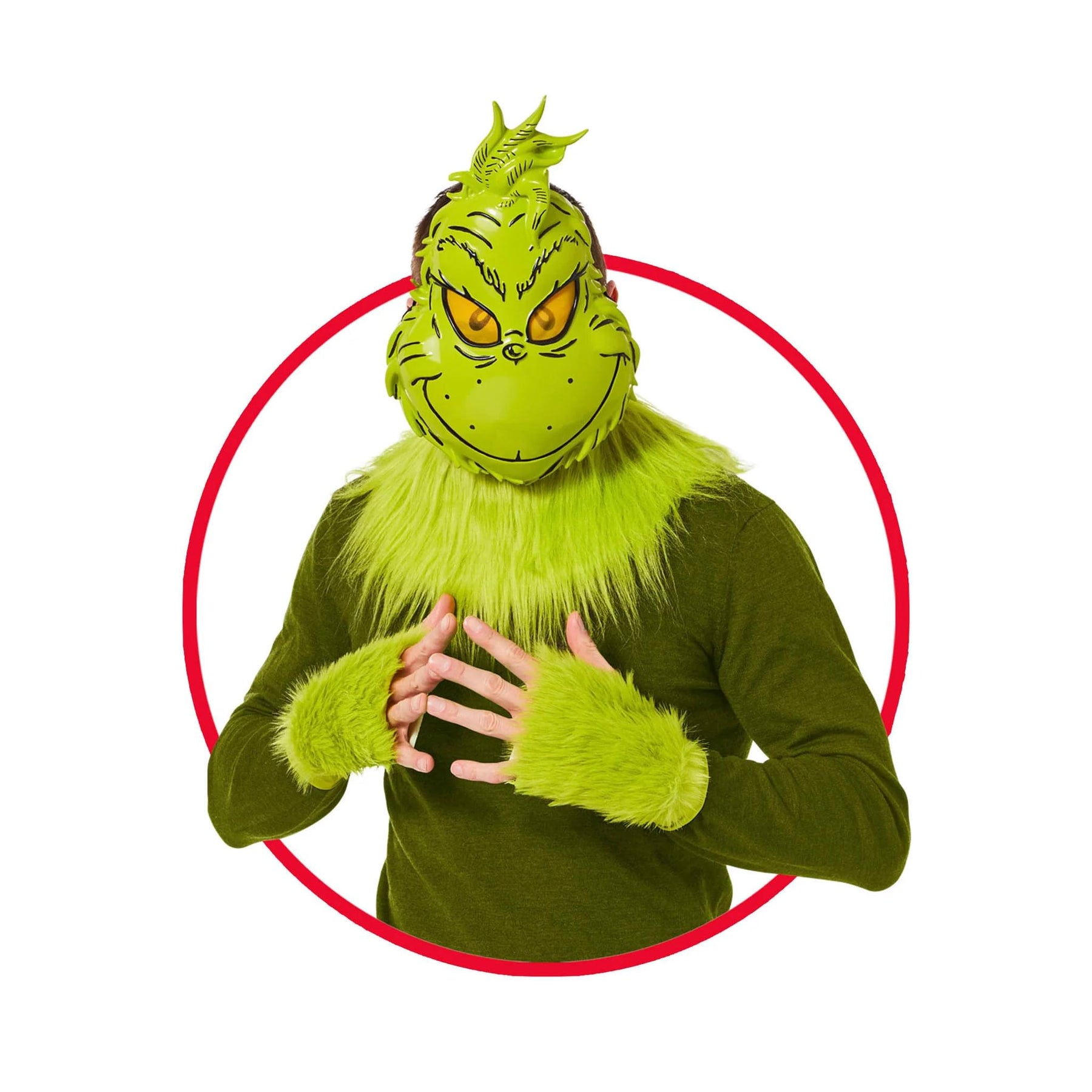 Dr Seuss Grinch Adult Costume Accessory Kit | One Size