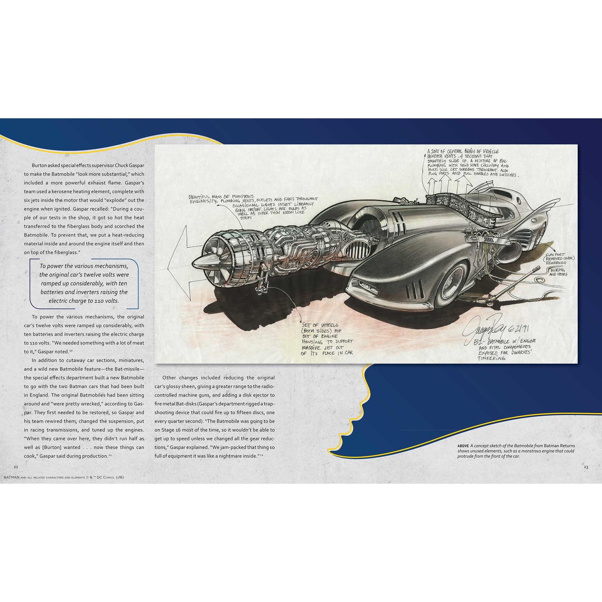 DC Comics Incredibuilds Batmobile 3D Wood Model and Book