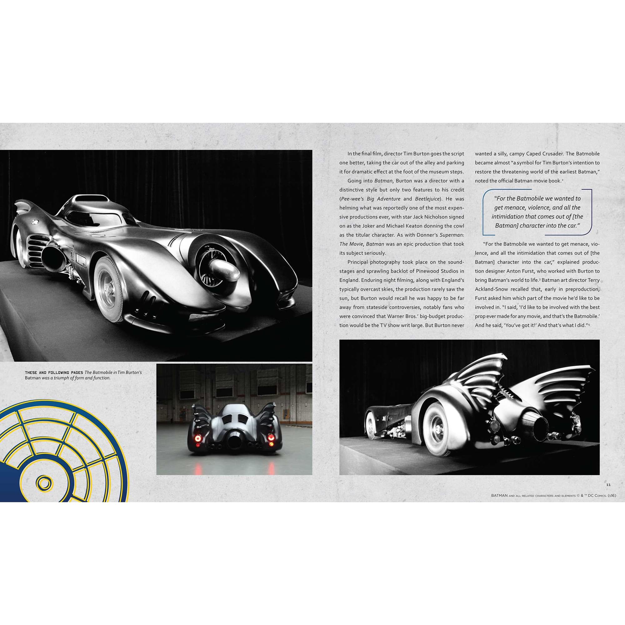 DC Comics Incredibuilds Batmobile 3D Wood Model and Book