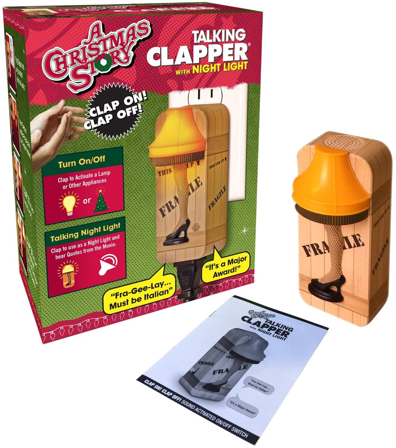 A Christmas Story Leg Lamp Talking Clapper Sound Activated Switch