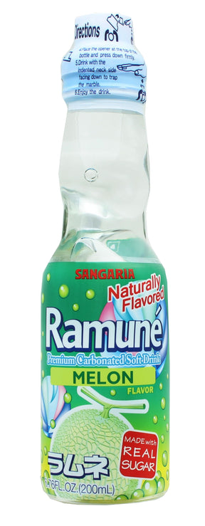 Sangaria Ramune 6.76oz Melon Soda