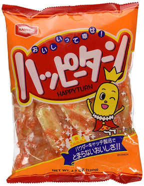 Kameda 3.8 oz Happy Turn Soft Rice Snack Crackers