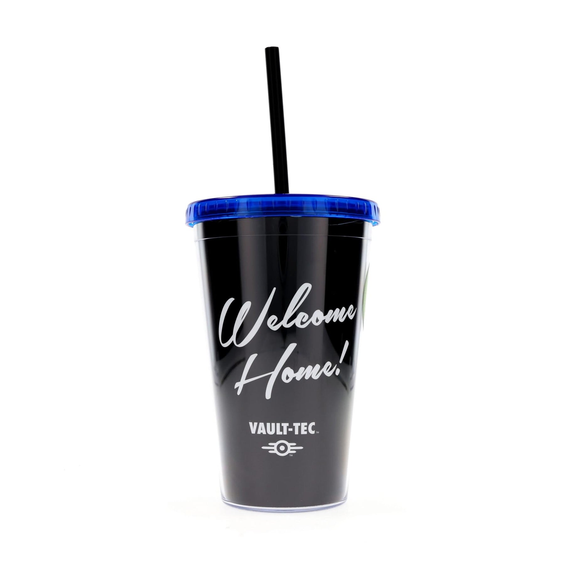 Fallout "Welcome Home" Vault-Tec Carnival Cup With Straw | Holds 18 Ounces