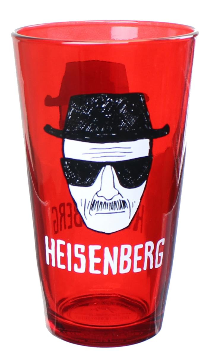Breaking Bad Heisenberg Red 16oz Pint Glass