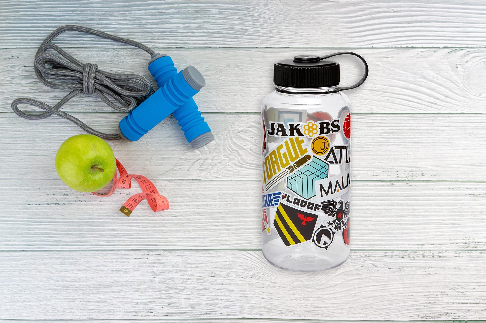 Borderlands Manufacturer Logos Plastic Water Bottle - 32-Ounces