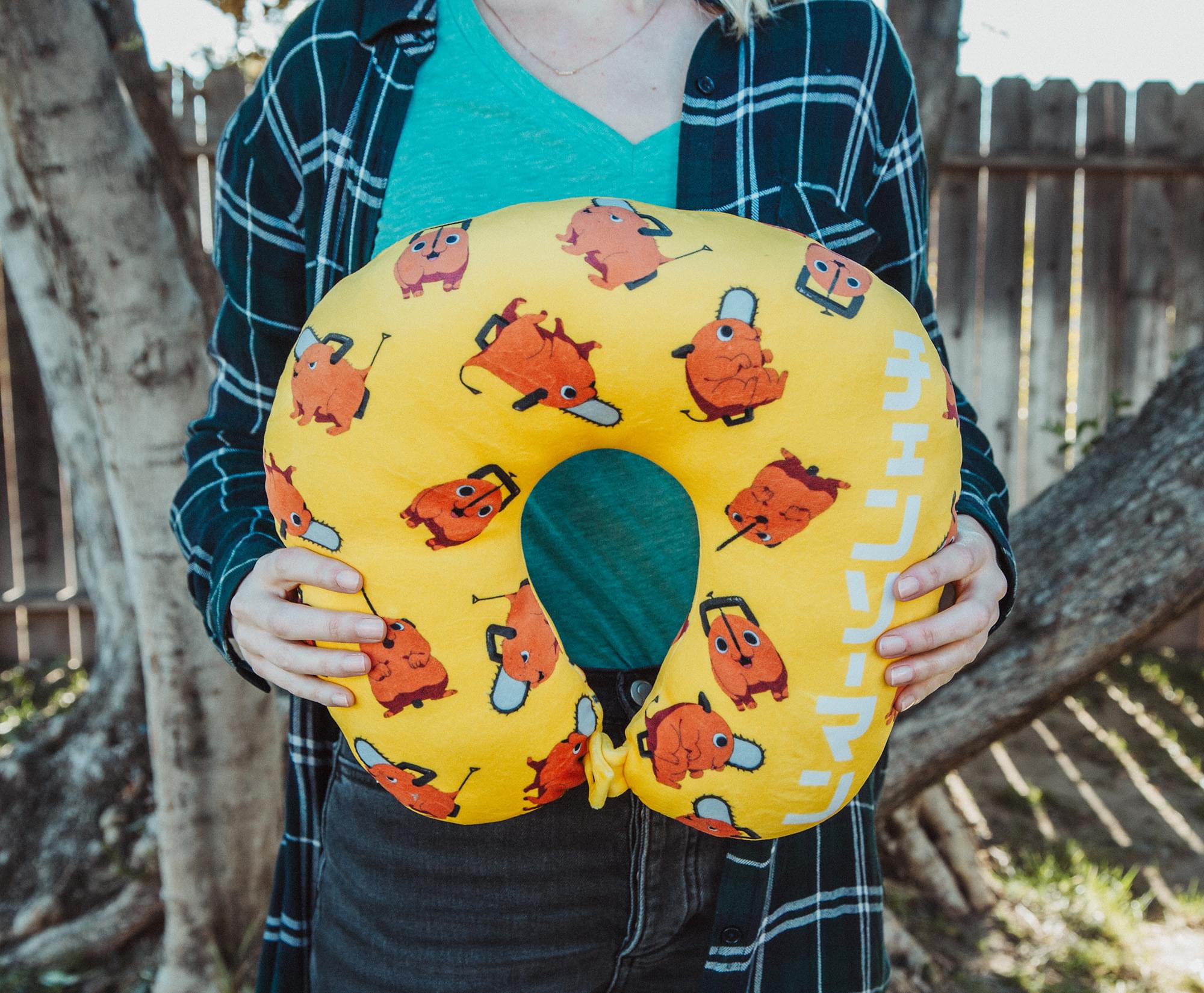 Chainsaw Man Pochita Plush Neck Pillow