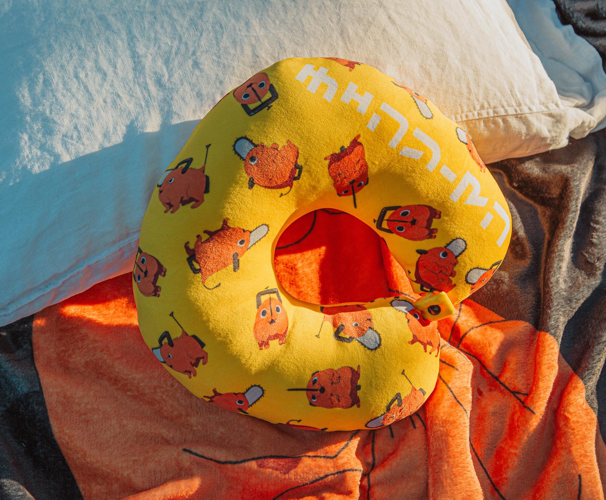 Chainsaw Man Pochita Plush Neck Pillow