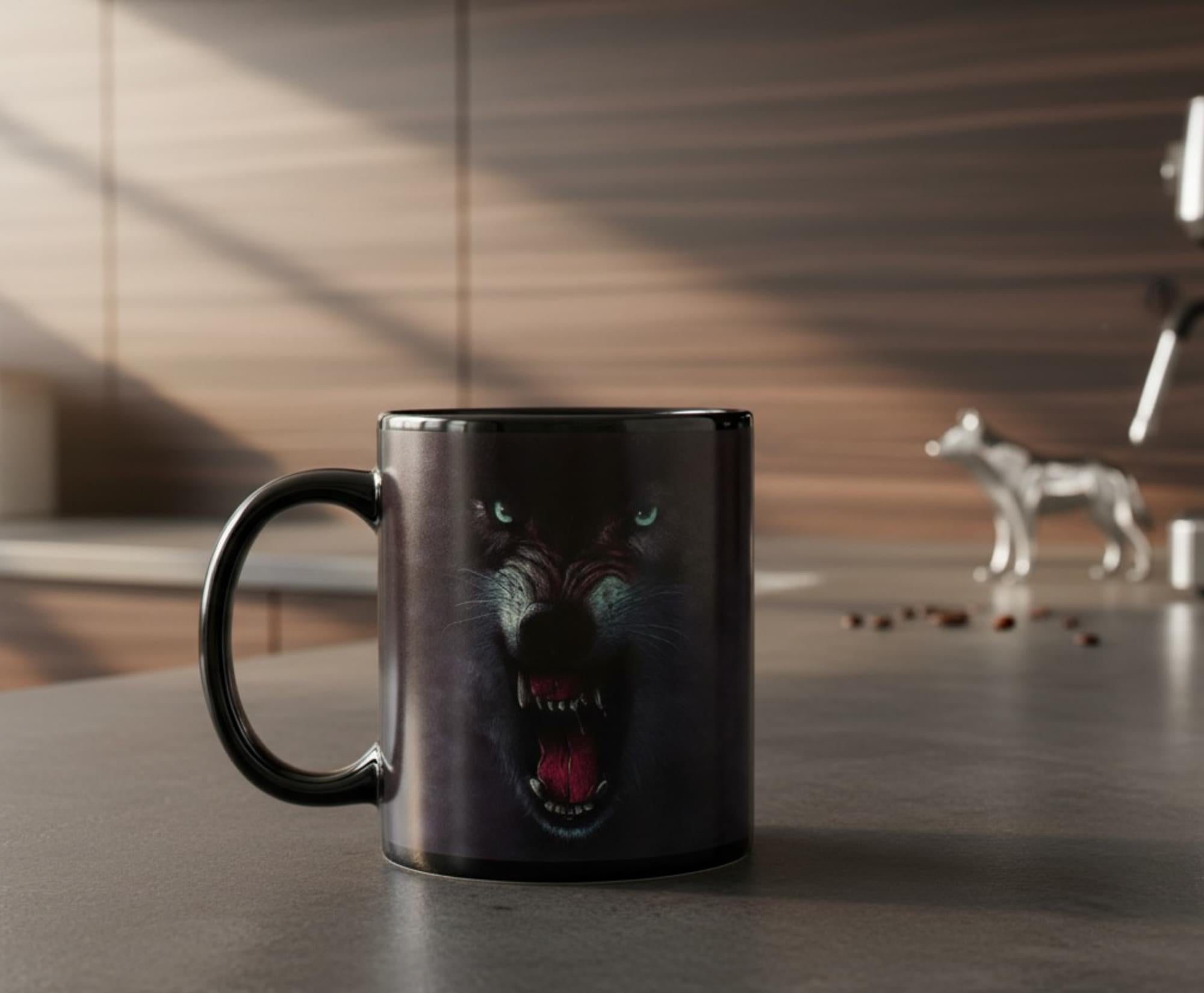 Growling Wolf 11oz Coffee Mug