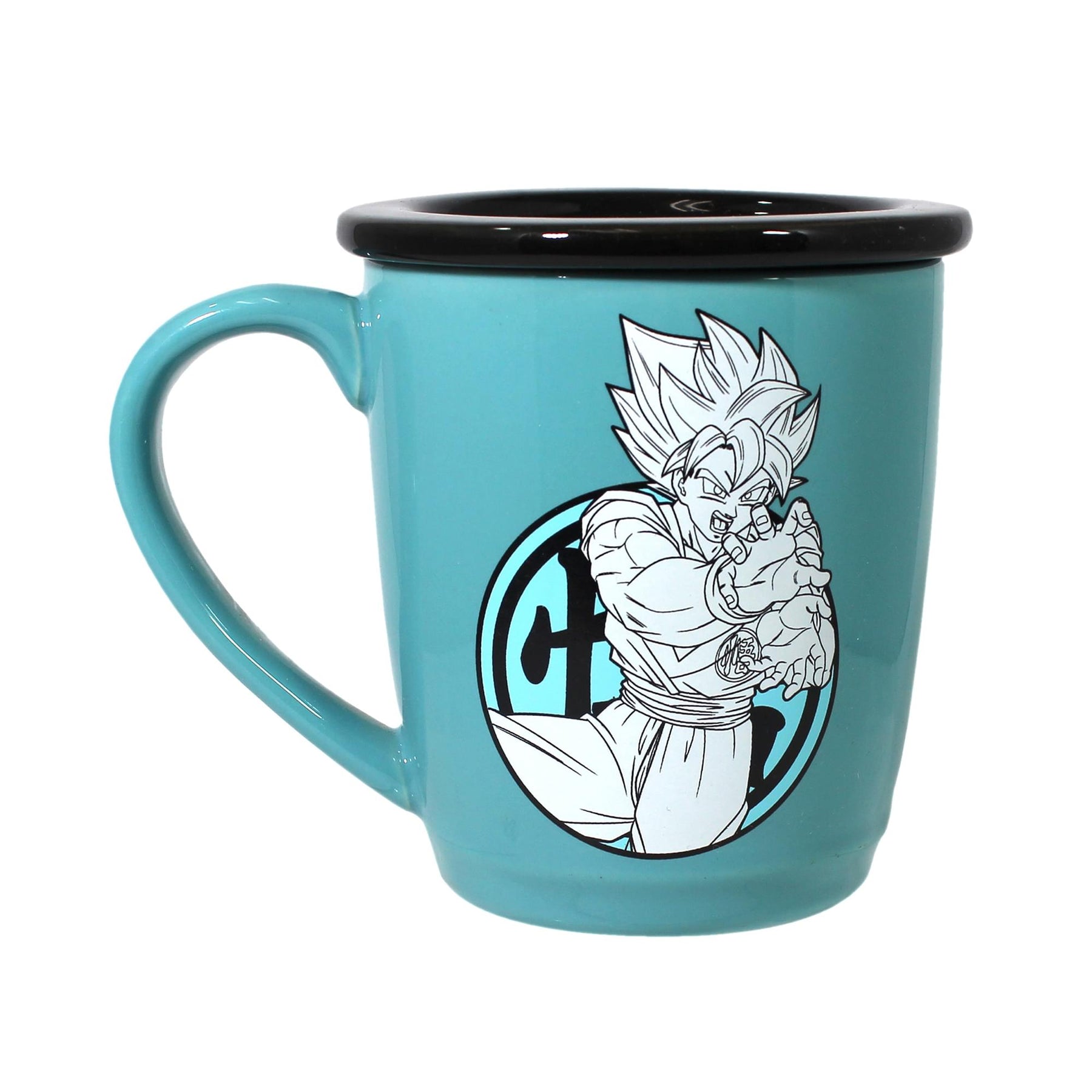 Dragon Ball Super Goku 14oz Ceramic Coffee Mug and Coaster Set