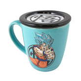 Dragon Ball Super Goku 14oz Ceramic Coffee Mug with Coaster