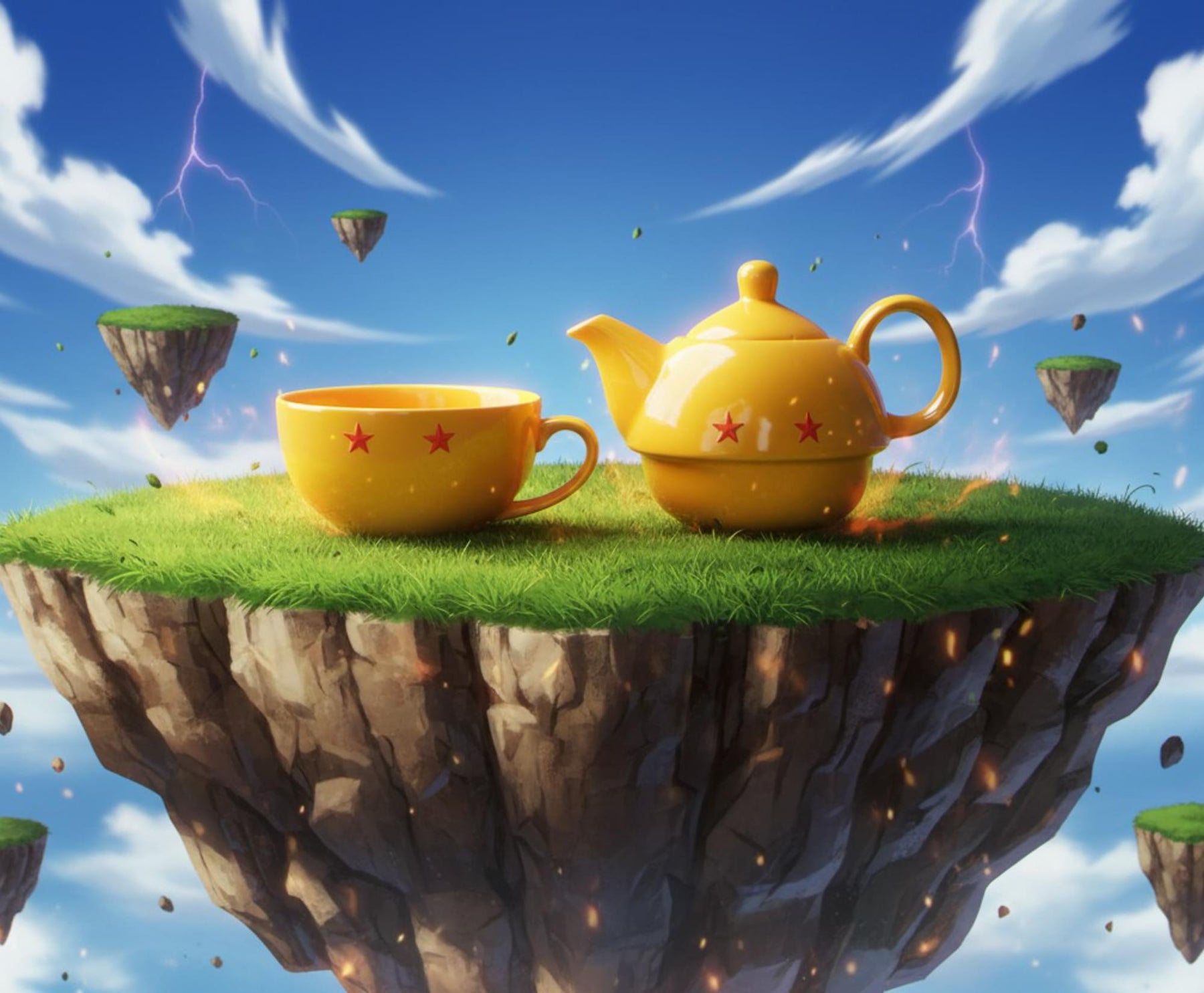 Dragon Ball Super Stackable 11oz Teapot and Cup Set