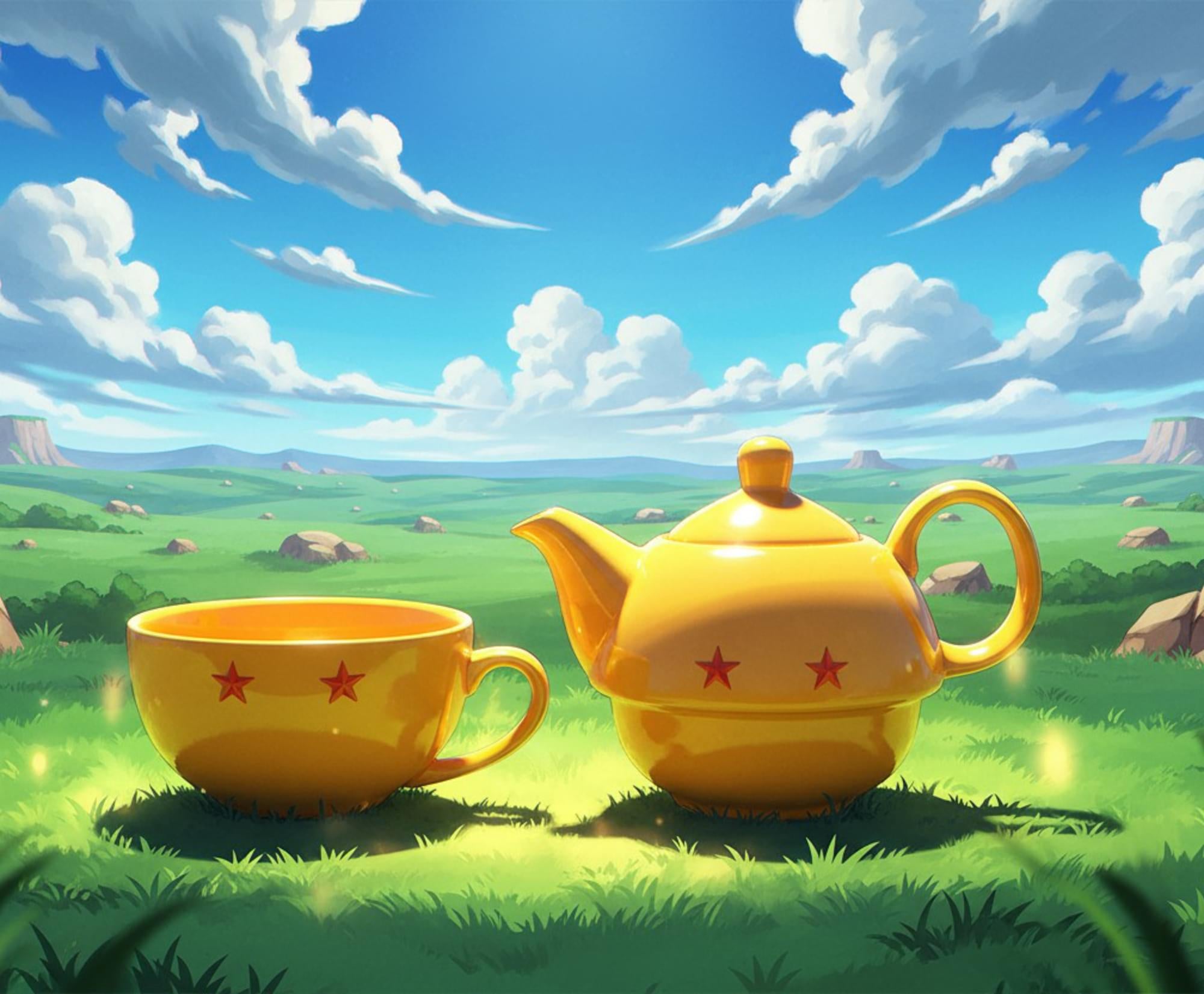 Dragon Ball Super Stackable 11oz Teapot and Cup Set
