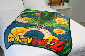 Dragon Ball Z Shenron Throw Blanket | Features 7 Dragon Balls | 60 x 45 Inches